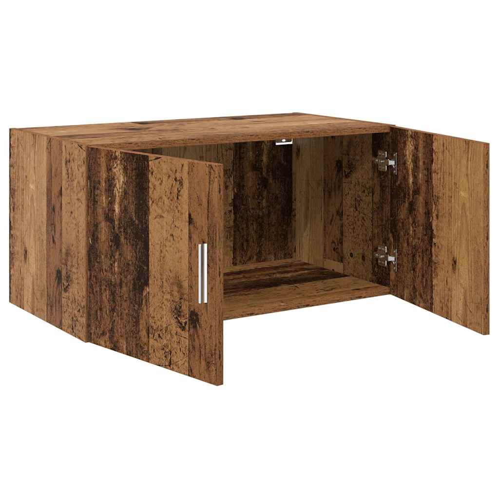 Wandkast Wandgemonteerd Oud hout 80 x 42.5 x 40 cm Bewerkt hout is nu te koop bij PeponiXL, paradijselijk wonen!
