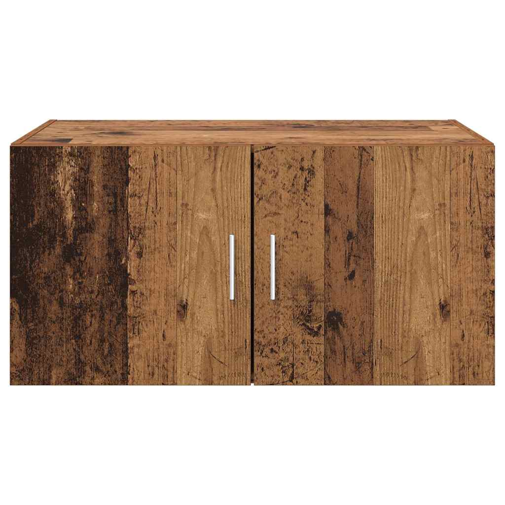 Wandkast Wandgemonteerd Oud hout 80 x 42.5 x 40 cm Bewerkt hout is nu te koop bij PeponiXL, paradijselijk wonen!