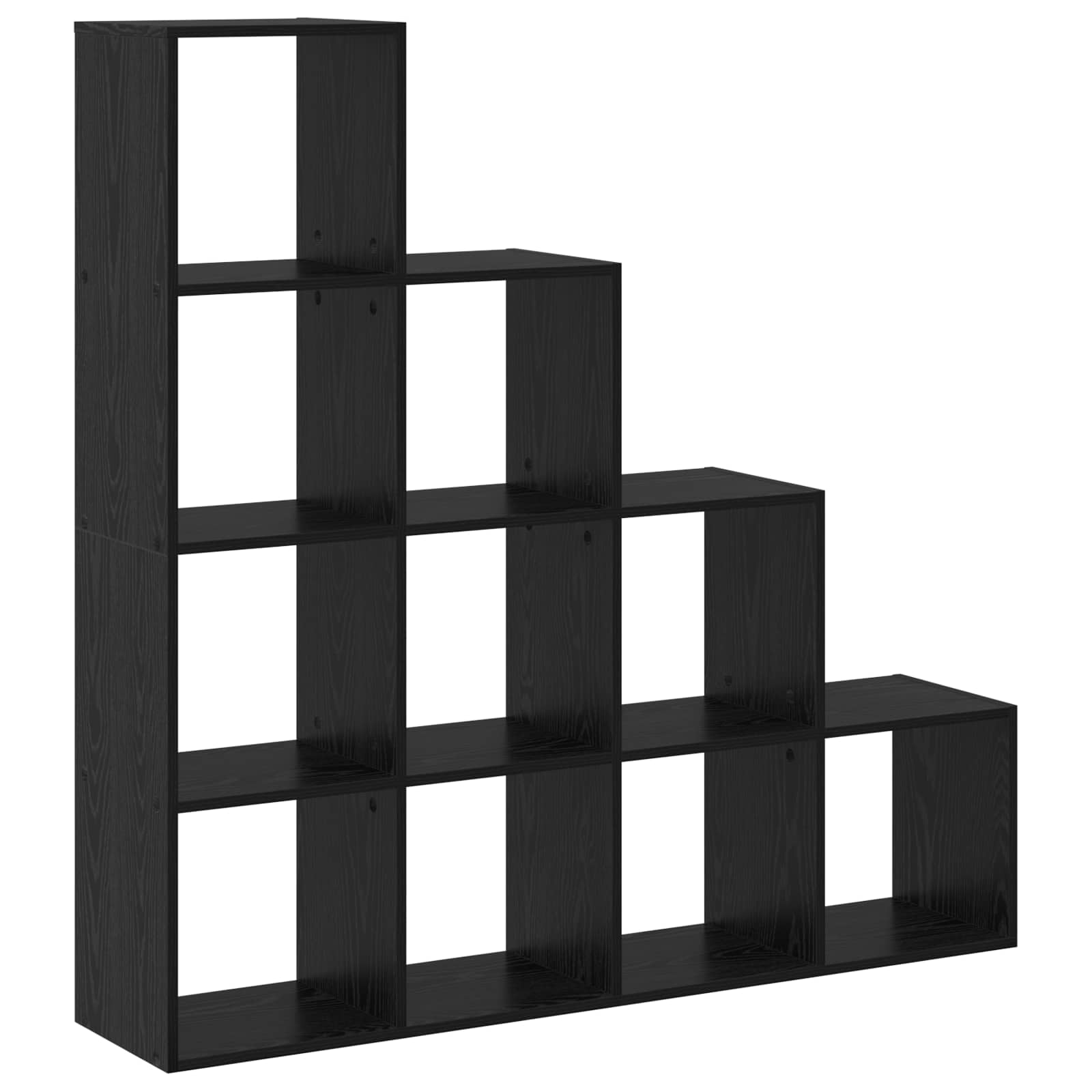 Kamerscherm Boekenkast Zwart Eiken 131,5 x 29 x 131,5 cm is nu te koop bij PeponiXL, paradijselijk wonen!