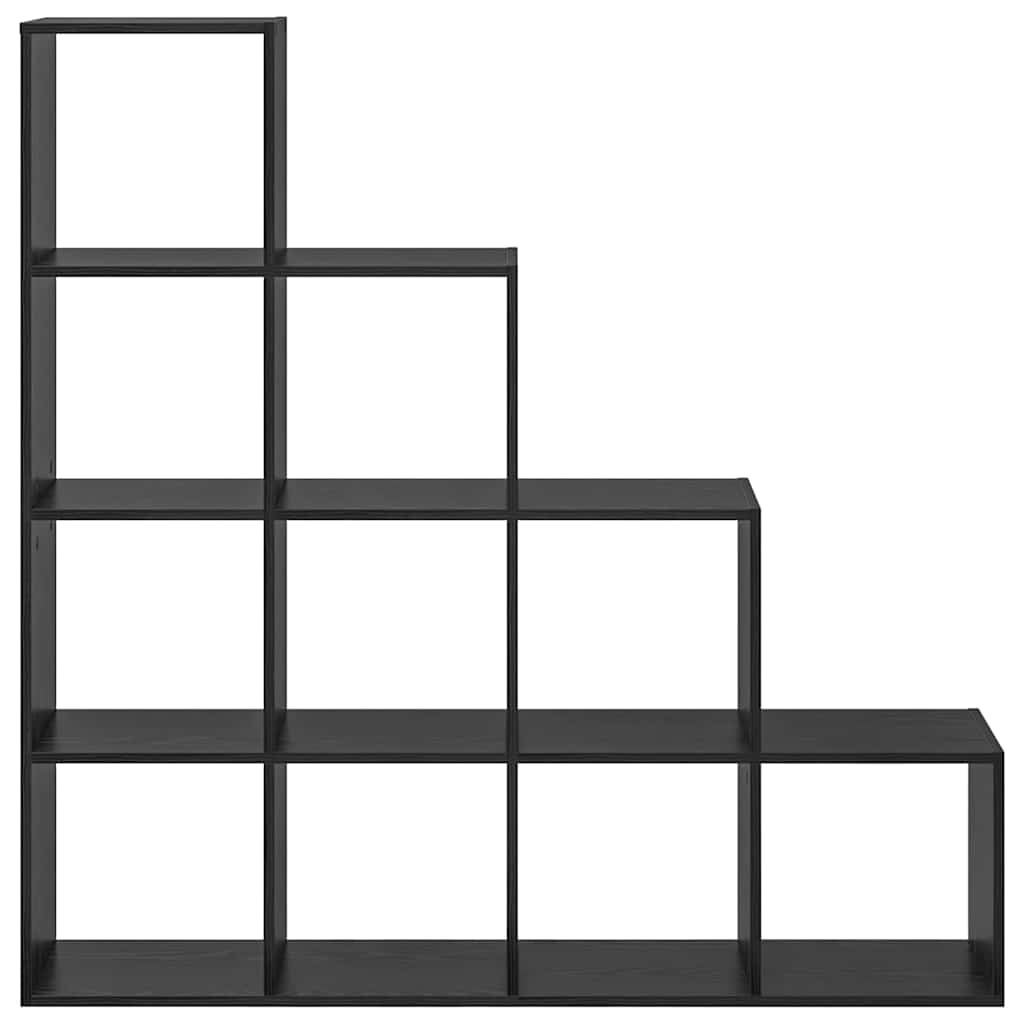 Kamerscherm Boekenkast Zwart Eiken 131,5 x 29 x 131,5 cm is nu te koop bij PeponiXL, paradijselijk wonen!