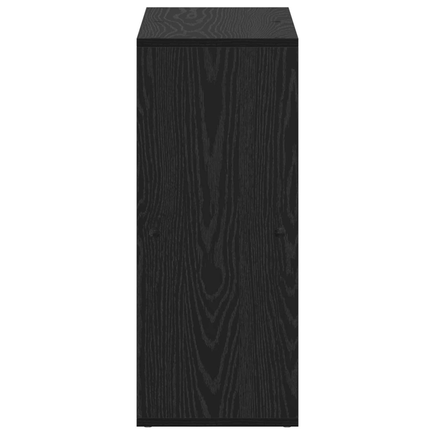 Boekenkast Zwart Eiken 69,5 x 29 x 69,5 cm Bewerkt hout is nu te koop bij PeponiXL, paradijselijk wonen!