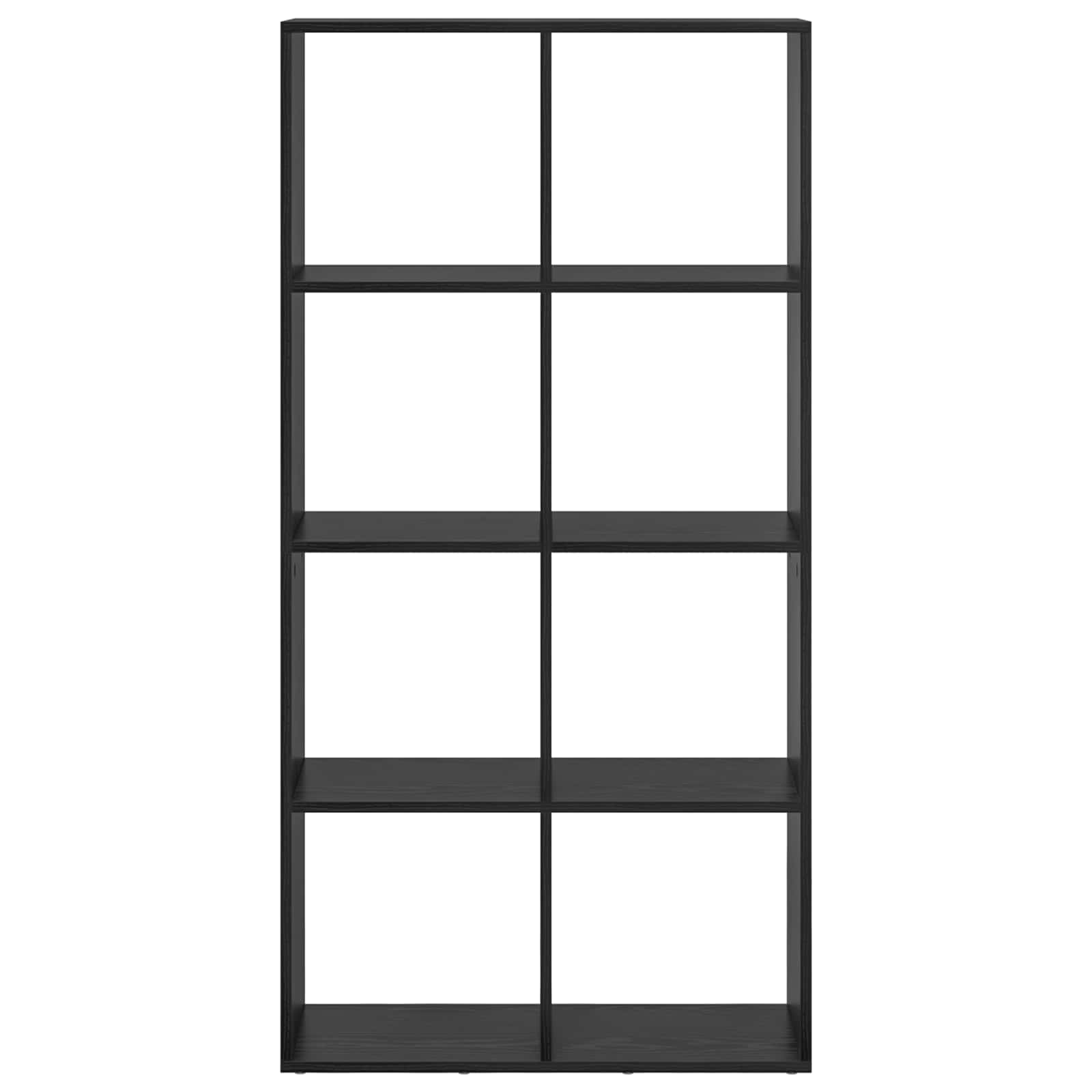Boekenkast Zwart Eiken 69,5 x 29 x 137,5 cm Bewerkt hout is nu te koop bij PeponiXL, paradijselijk wonen!