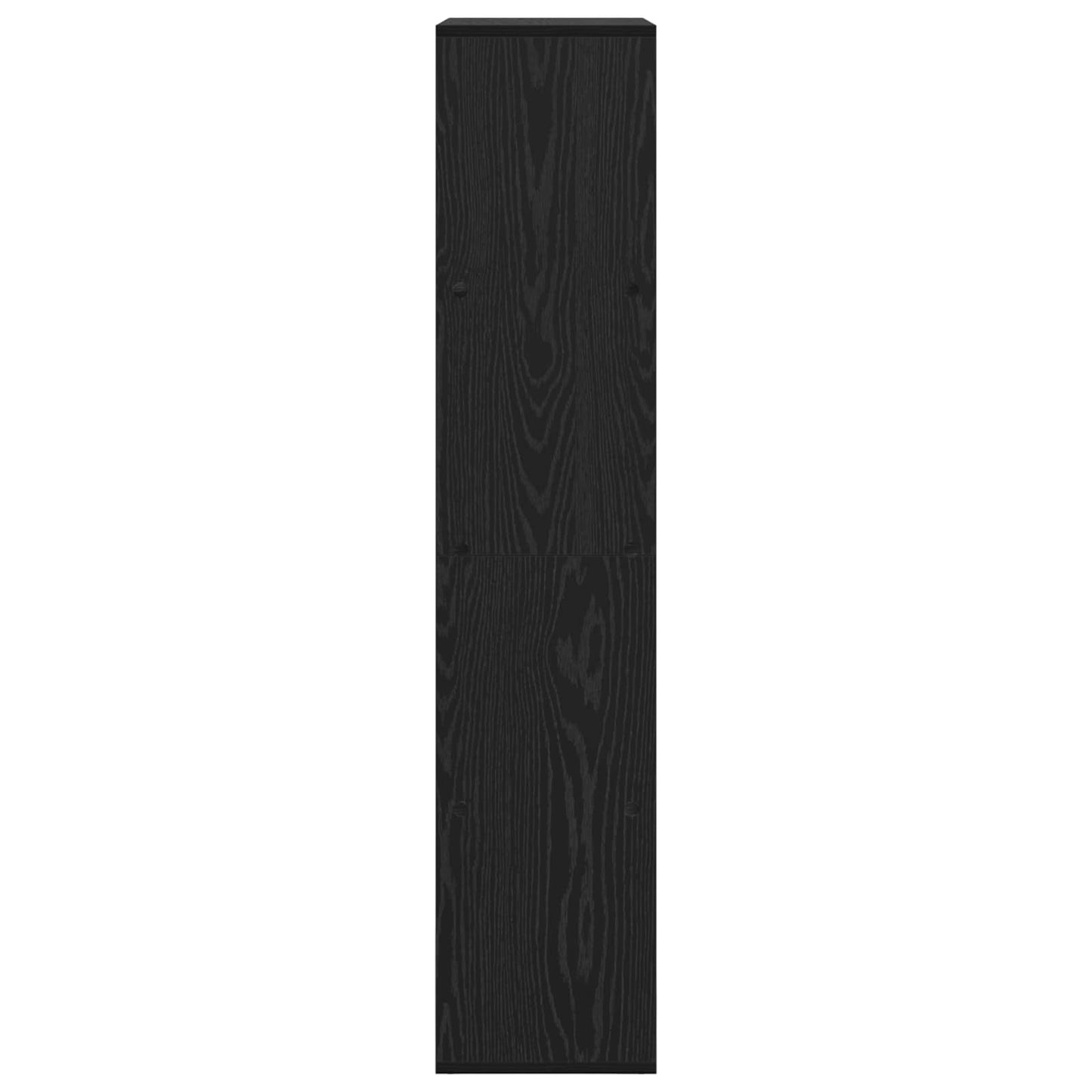 Boekenkast Zwart Eiken 69,5 x 29 x 137,5 cm Bewerkt hout is nu te koop bij PeponiXL, paradijselijk wonen!