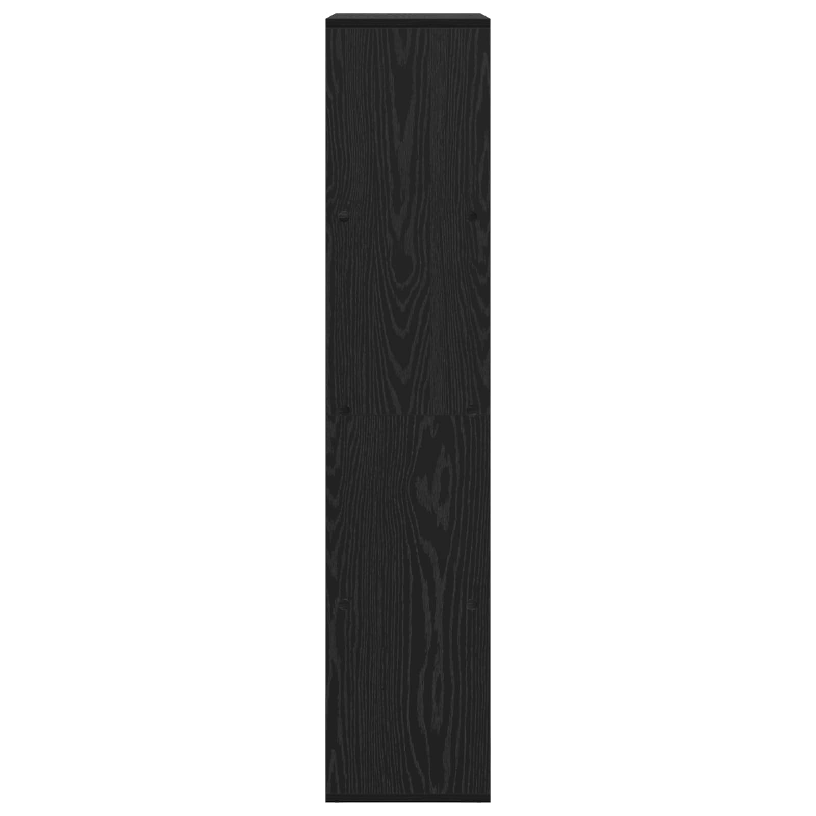 Boekenkast Zwart Eiken 69,5 x 29 x 137,5 cm Bewerkt hout is nu te koop bij PeponiXL, paradijselijk wonen!