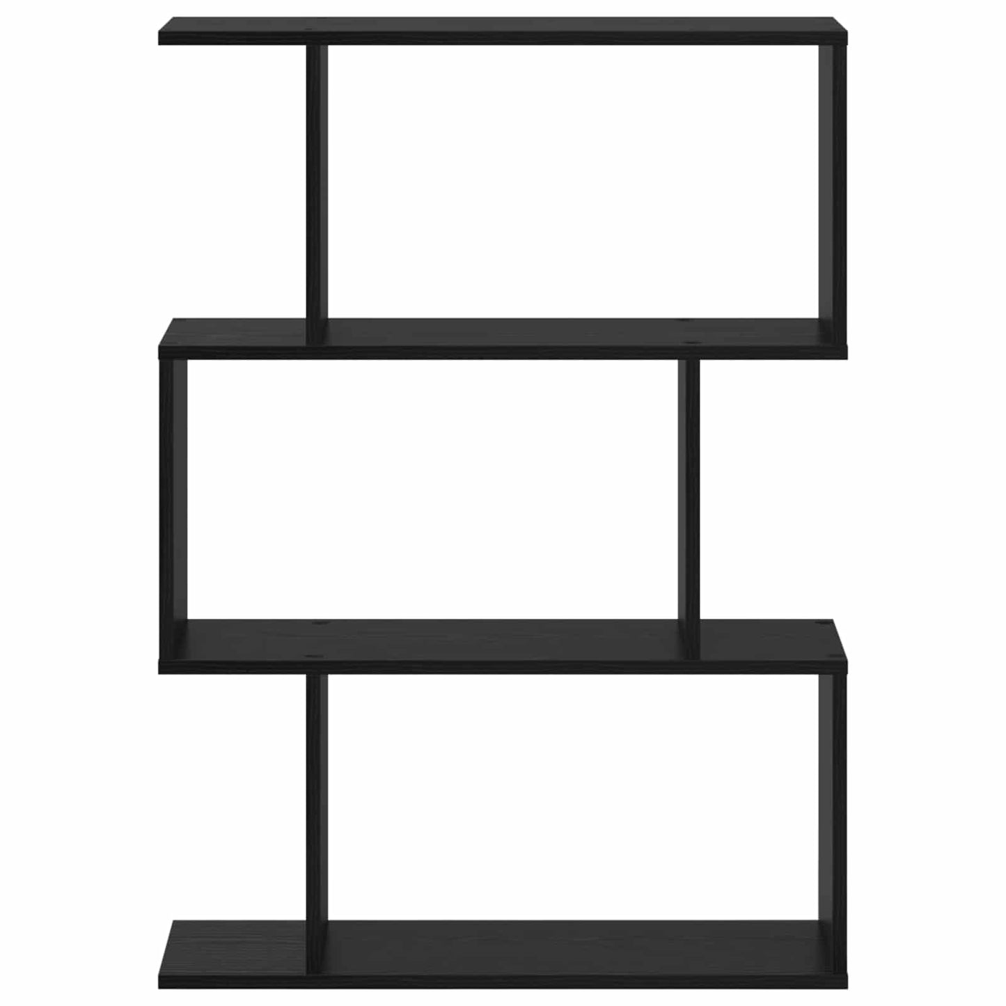 Boekenkast Zwart Eiken 70 x 24 x 97 cm Bewerkt hout is nu te koop bij PeponiXL, paradijselijk wonen!