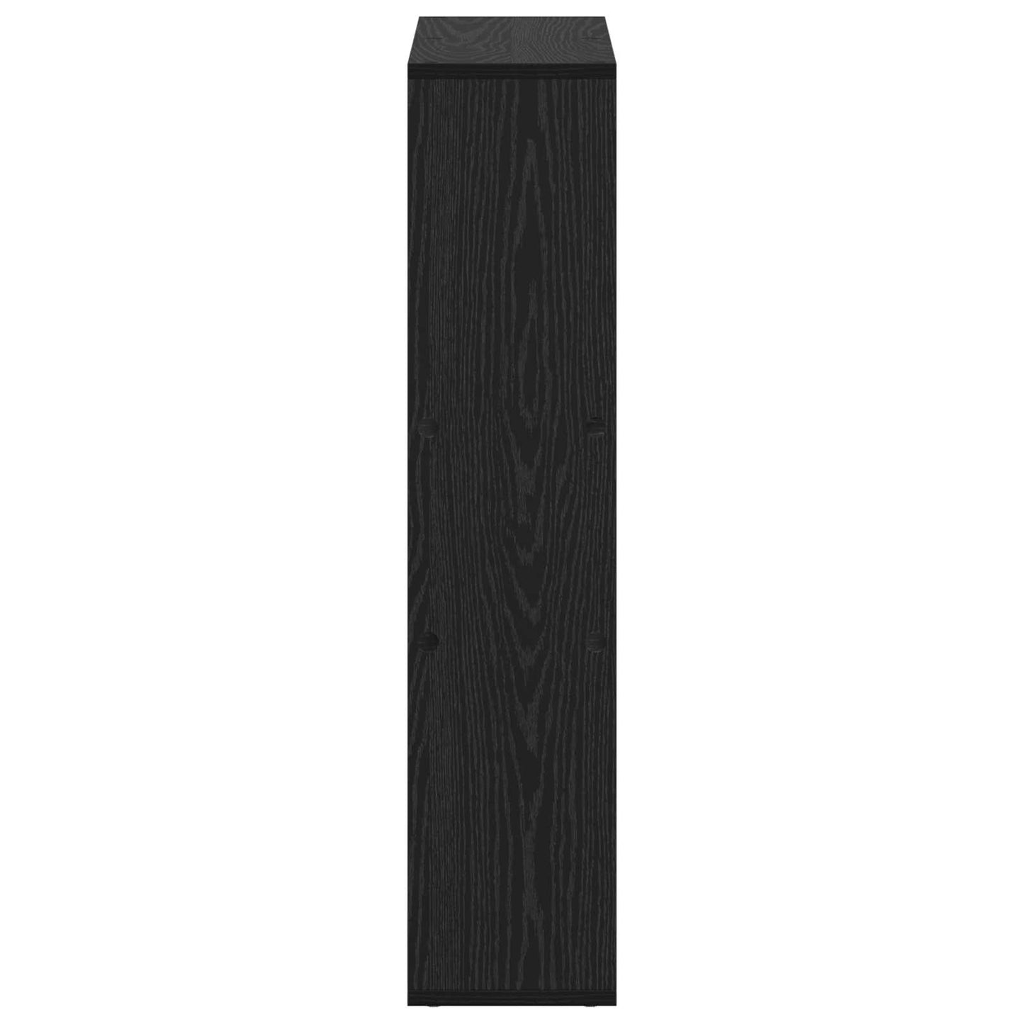 Boekenkast Zwart Eiken 63 x 20 x 90 cm Bewerkt hout is nu te koop bij PeponiXL, paradijselijk wonen!