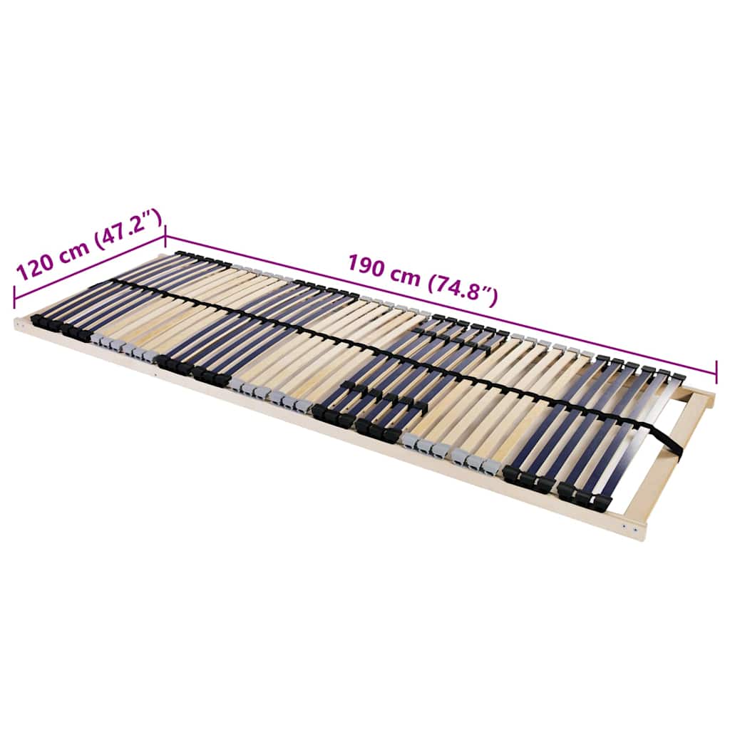 Lattenbodem Bruin 120 x 190 cm Massief beukenhout is nu te koop bij PeponiXL, paradijselijk wonen!