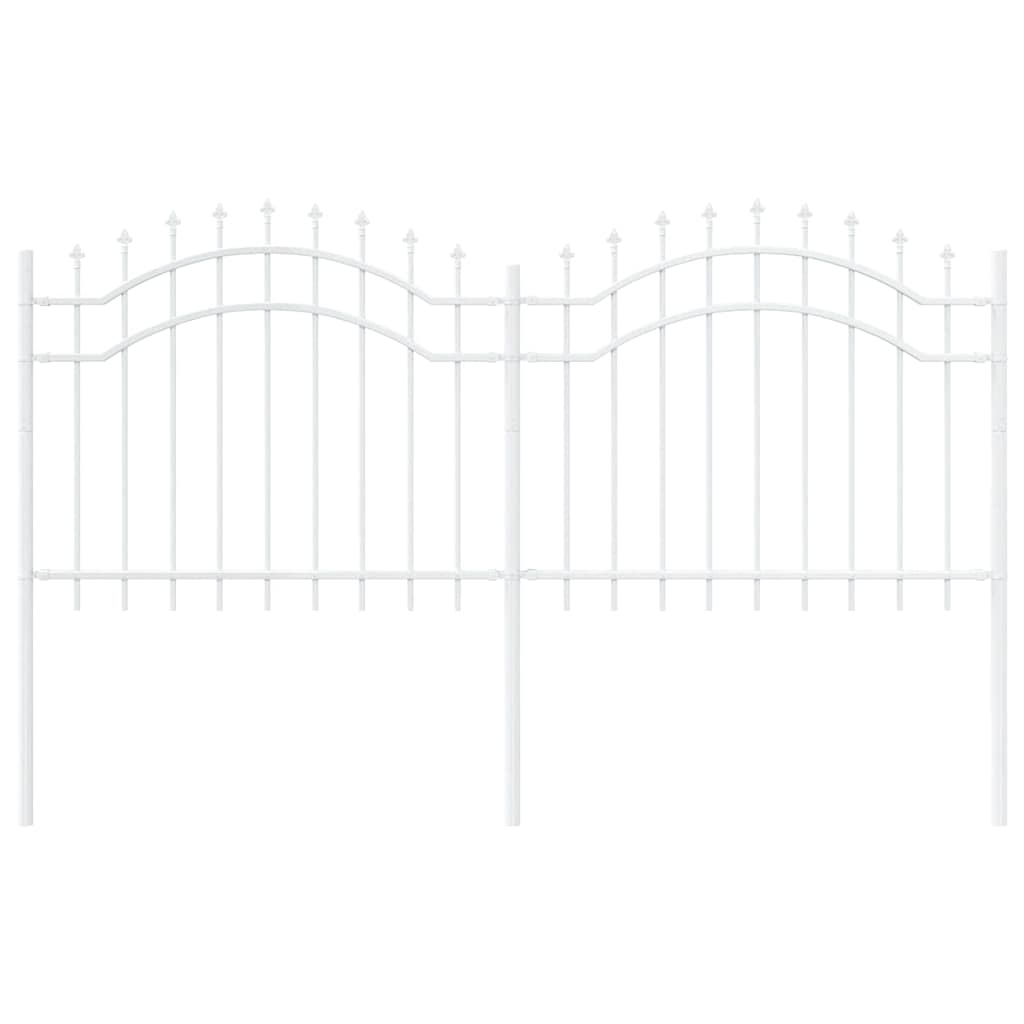 Tuinhek Wit 240 x 140 cm Poedergecoat staal is nu te koop bij PeponiXL, paradijselijk wonen!