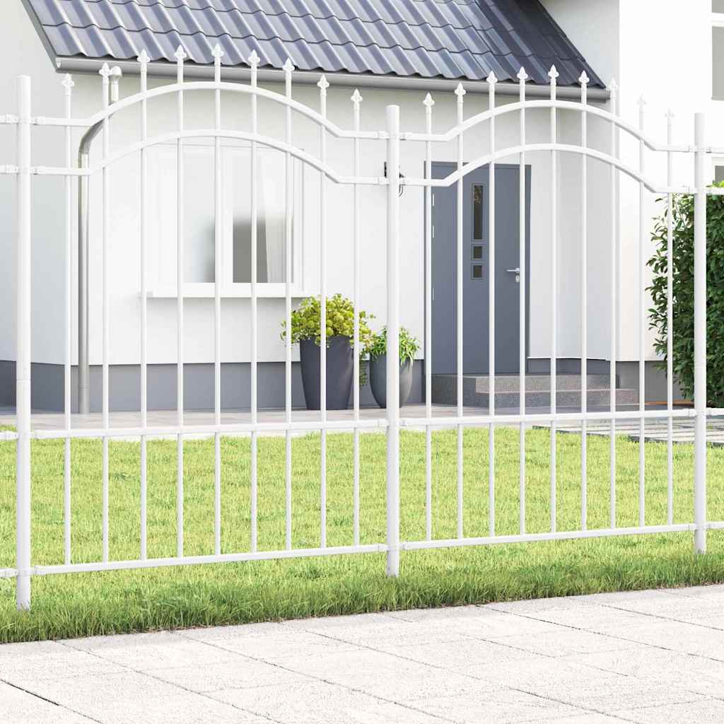Tuinhek Wit 240 x 190 cm Poedergecoat staal is nu te koop bij PeponiXL, paradijselijk wonen!