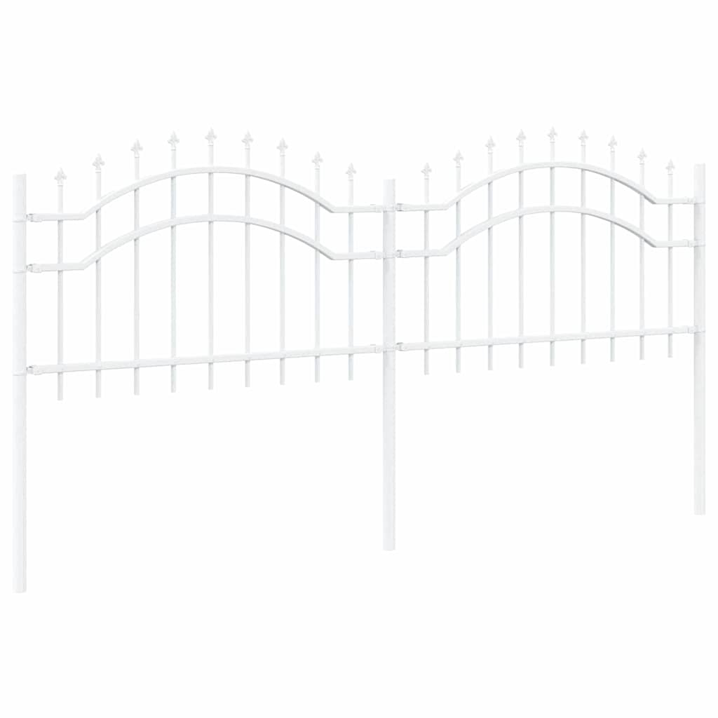Tuinhek Wit 240 x 202,5 cm Poedergecoat staal is nu te koop bij PeponiXL, paradijselijk wonen!
