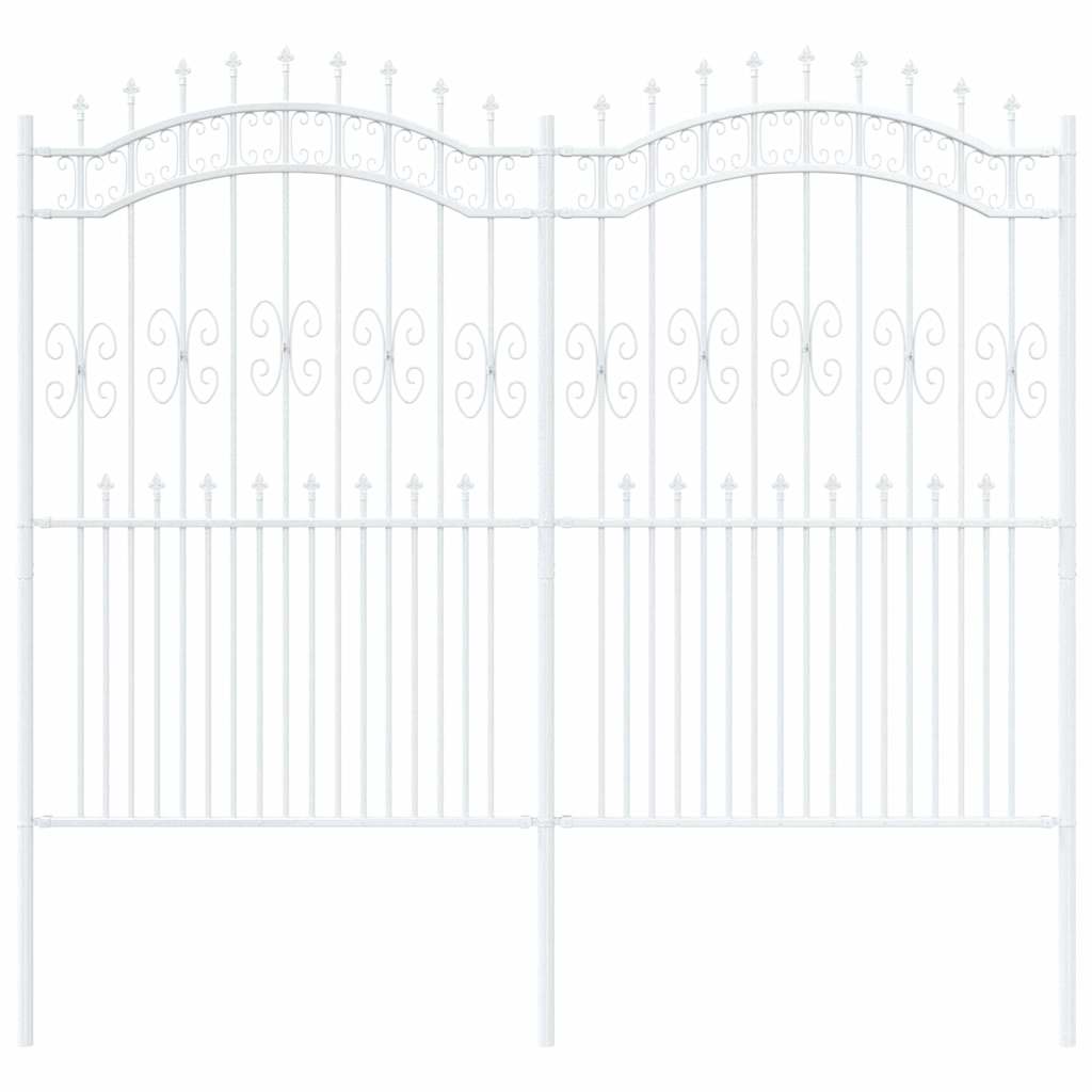 Tuinhek Wit 240 x 228 cm Poedergecoat staal is nu te koop bij PeponiXL, paradijselijk wonen!