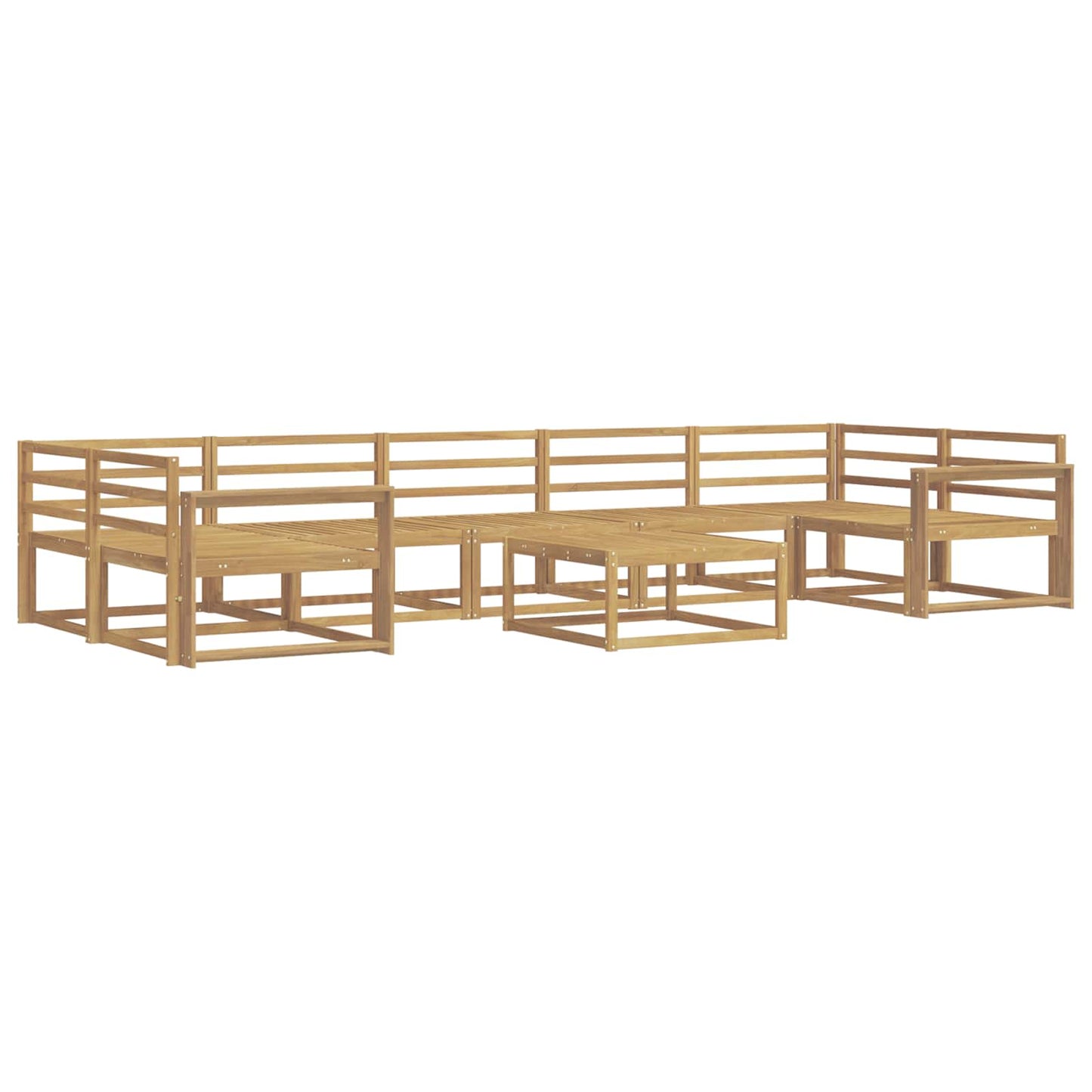Buiten bankenset 8 st Wit