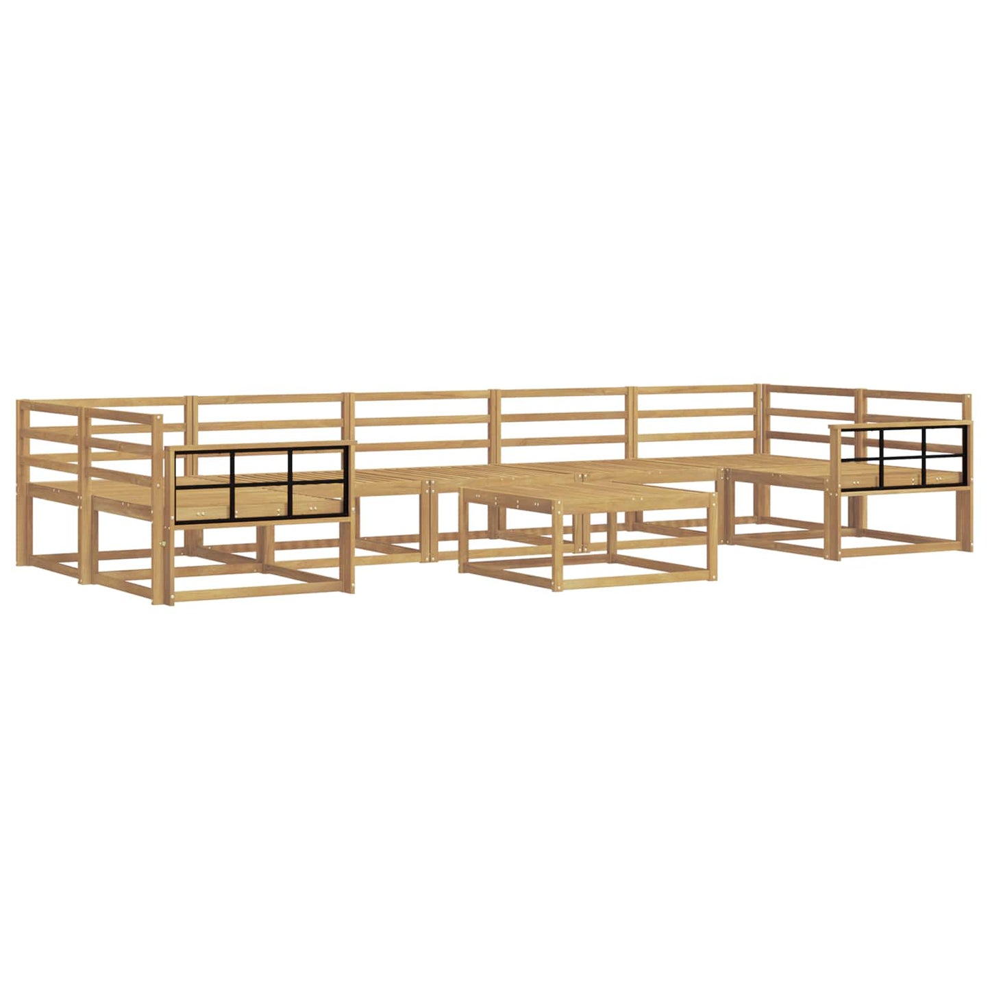 Buiten bankenset 8 st Wit