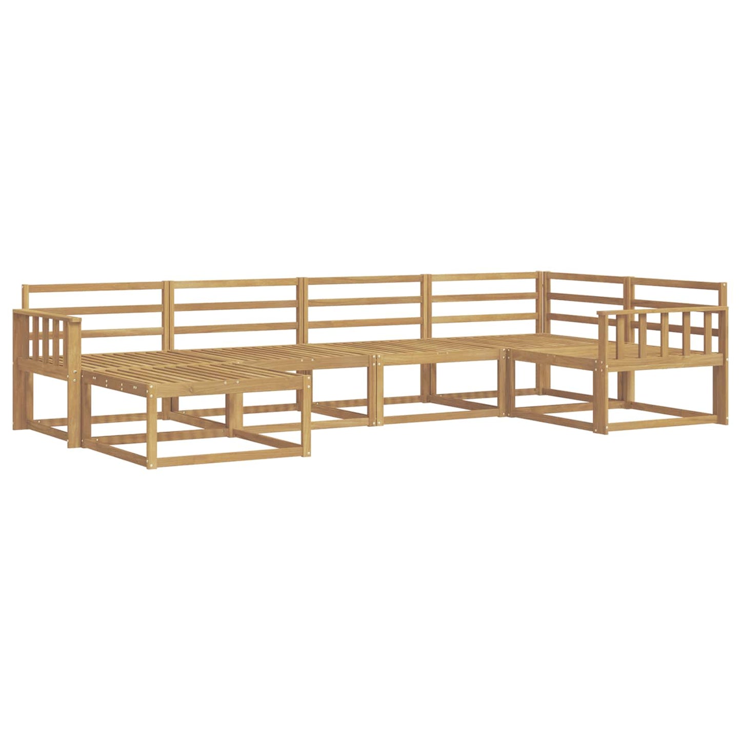 Buiten bankenset 6 pcs Wit 327 x 168,5 x 73 cm is nu te koop bij PeponiXL, paradijselijk wonen!