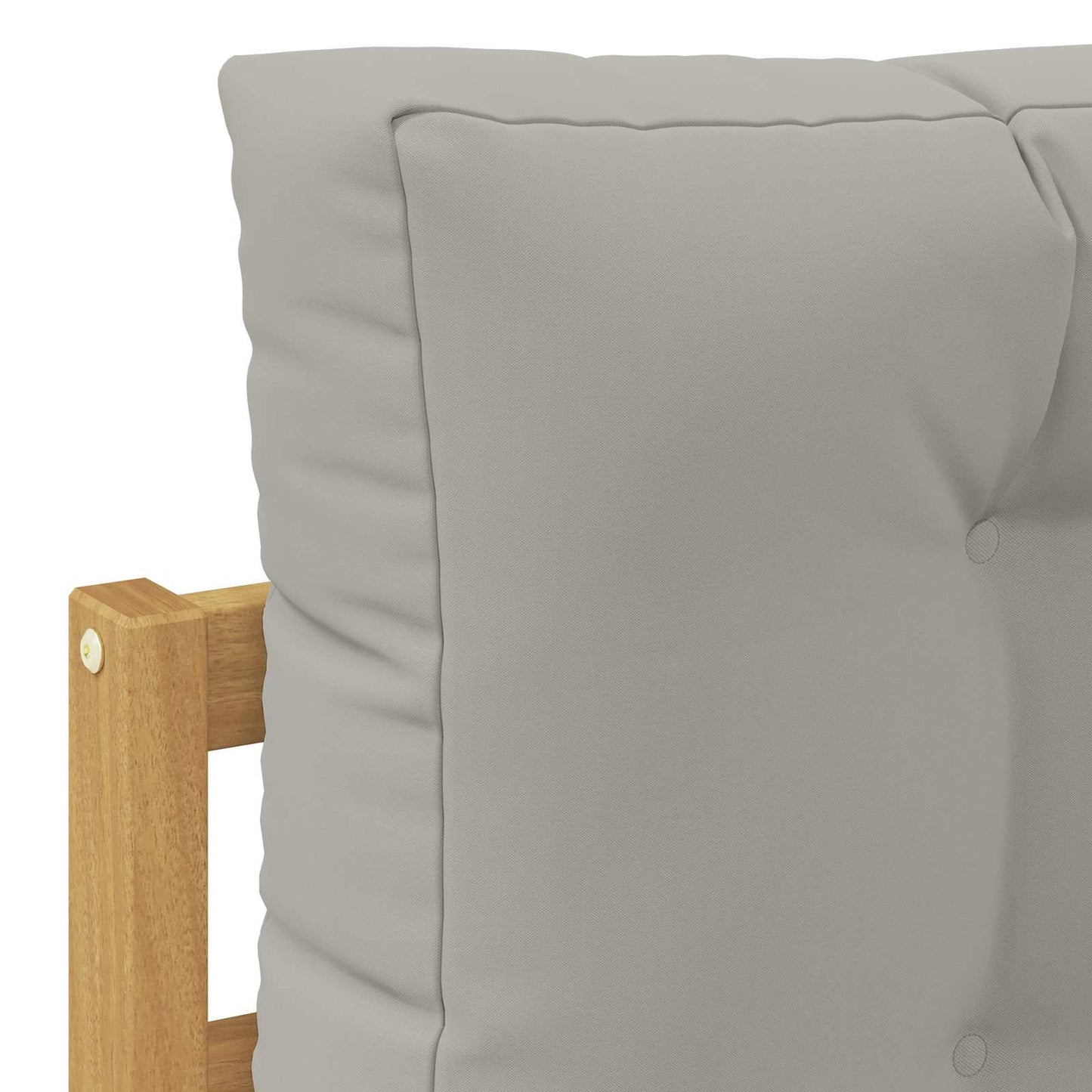 Buiten bankenset met kussen 7 pcs Wit en Lichtgrijs is nu te koop bij PeponiXL, paradijselijk wonen!