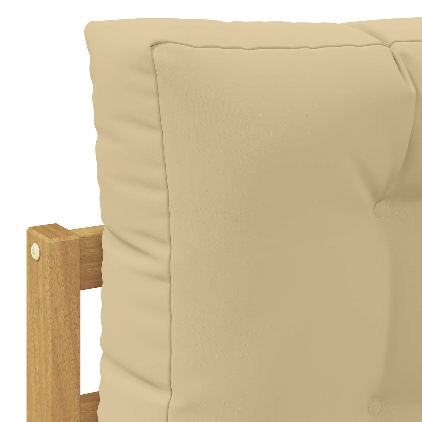 Buiten bankenset met kussen 7 pcs Wit en Beige is nu te koop bij PeponiXL, paradijselijk wonen!
