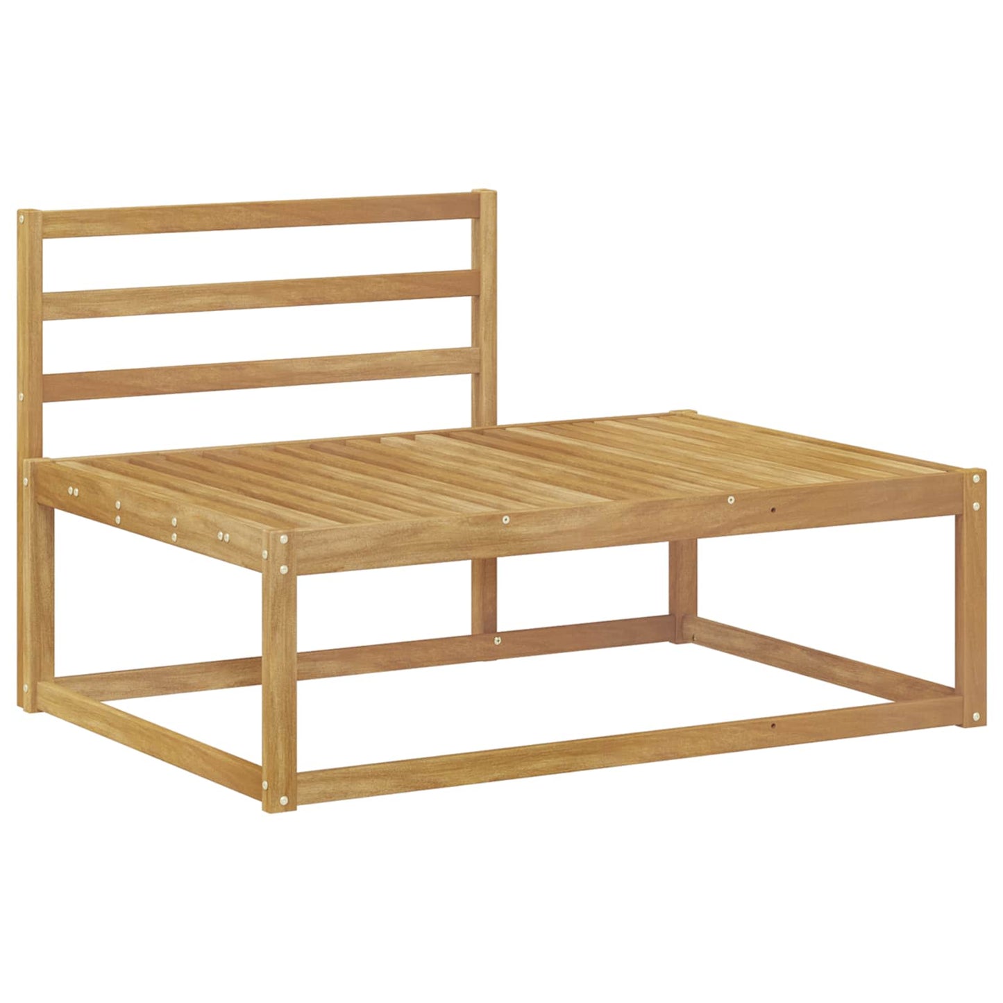 Buiten bankenset Wit 79 x 79 x 37 cm Massief Acaciahout is nu te koop bij PeponiXL, paradijselijk wonen!