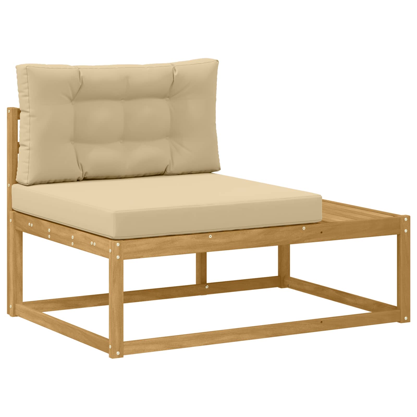 Buiten bankenset met kussen Wit 79 x 79 x 37 cm Polyester is nu te koop bij PeponiXL, paradijselijk wonen!