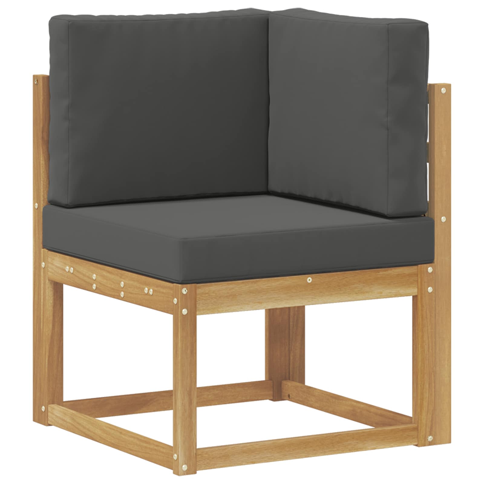 Buiten bankenset met kussen 7 pcs Wit en antracietkleurig is nu te koop bij PeponiXL, paradijselijk wonen!