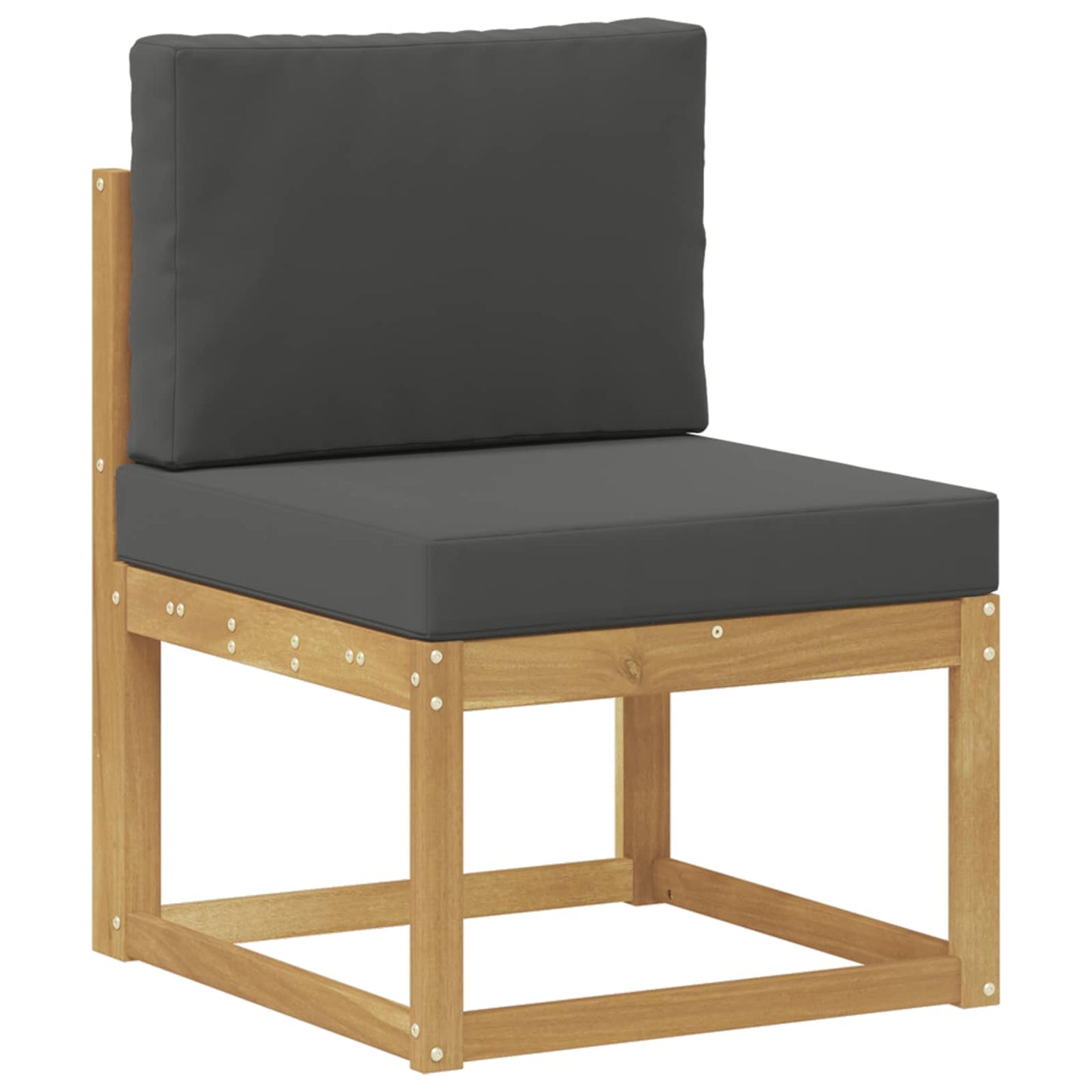 Buiten bankenset 8 pcs Wit en antracietkleurig Polyester is nu te koop bij PeponiXL, paradijselijk wonen!