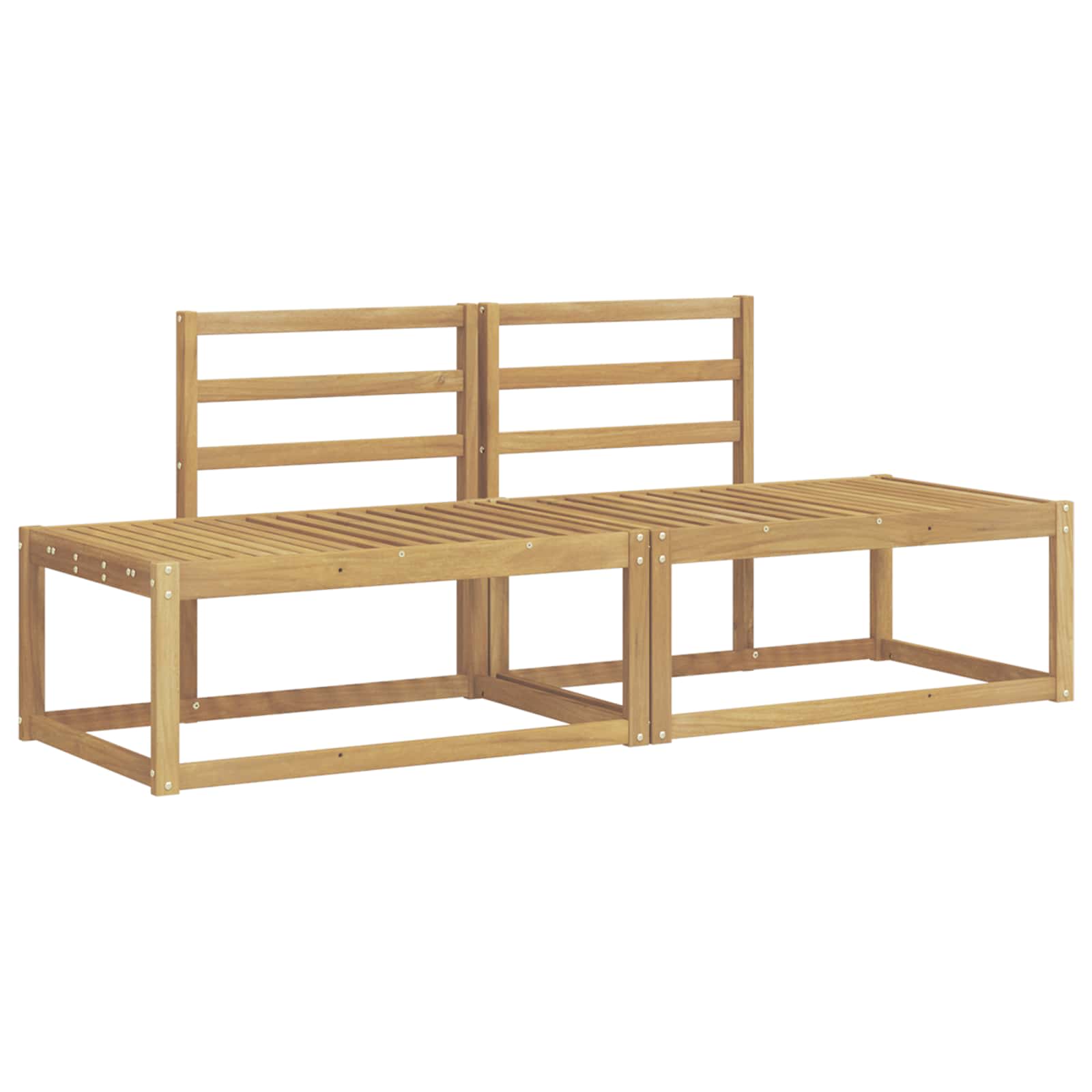 Buiten bankenset 2 pcs Wit 182,5 x 63 x 73 cm is nu te koop bij PeponiXL, paradijselijk wonen!
