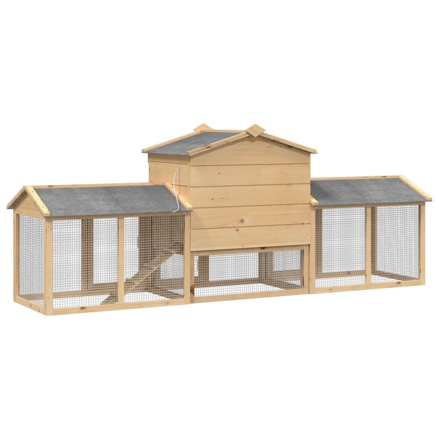 Kippenhok Bruin 225 x 60 x 89 cm