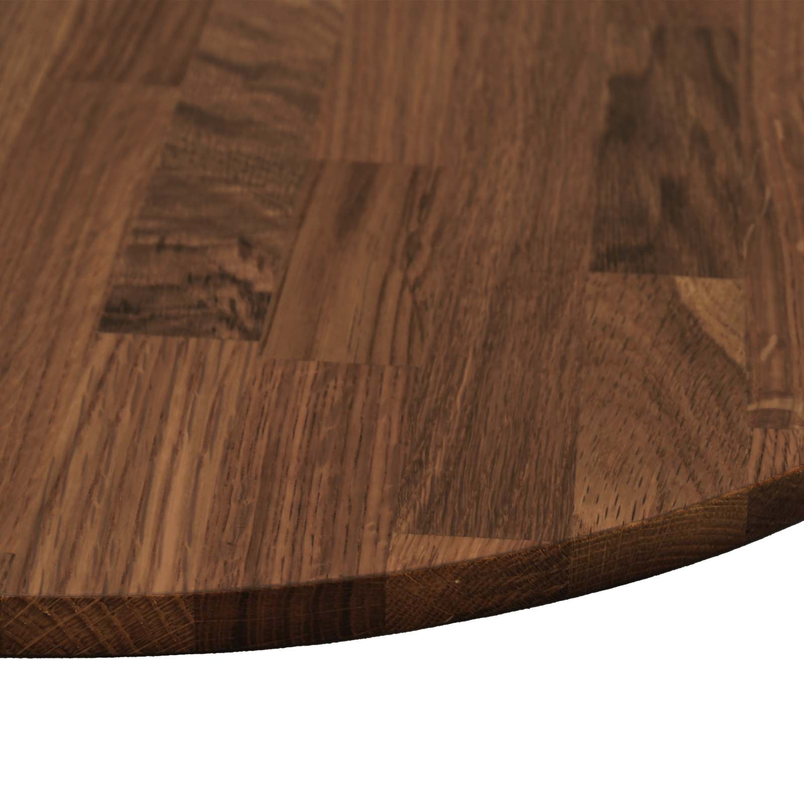 Tafelblad Licht Bruin Ø 50 x 2,5 cm Massief Eikenhout is nu te koop bij PeponiXL, paradijselijk wonen!