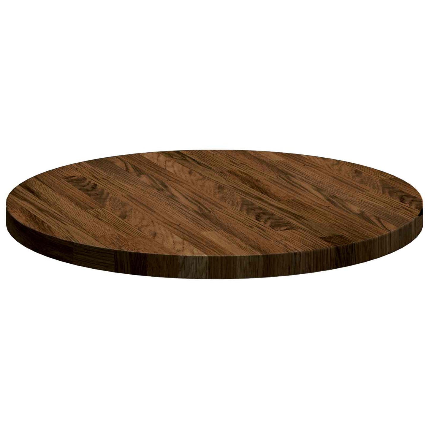 Tafelblad Licht Bruin Ø 50 x 2,5 cm Massief Eikenhout is nu te koop bij PeponiXL, paradijselijk wonen!