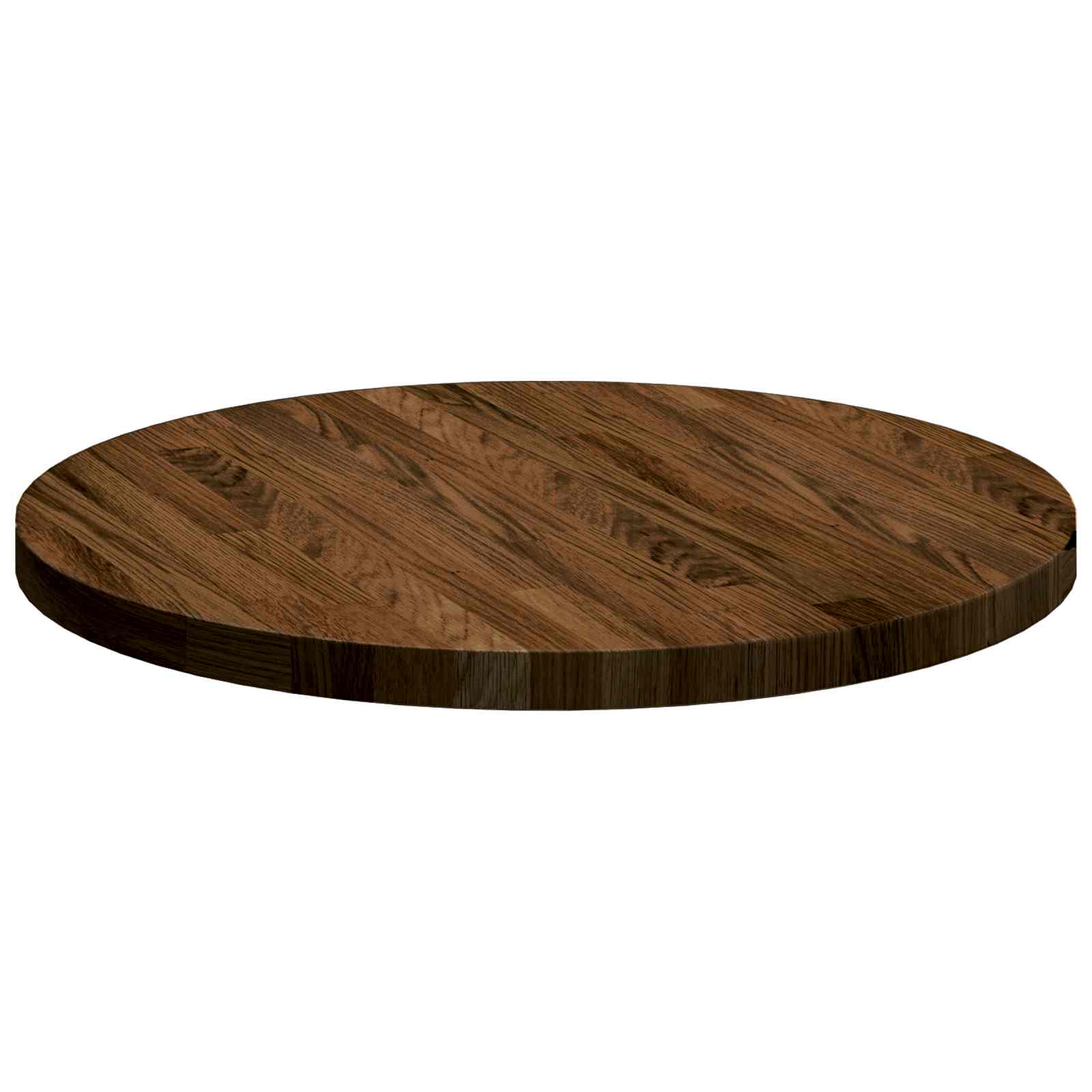 Tafelblad Licht Bruin Ø 50 x 2,5 cm Massief Eikenhout is nu te koop bij PeponiXL, paradijselijk wonen!