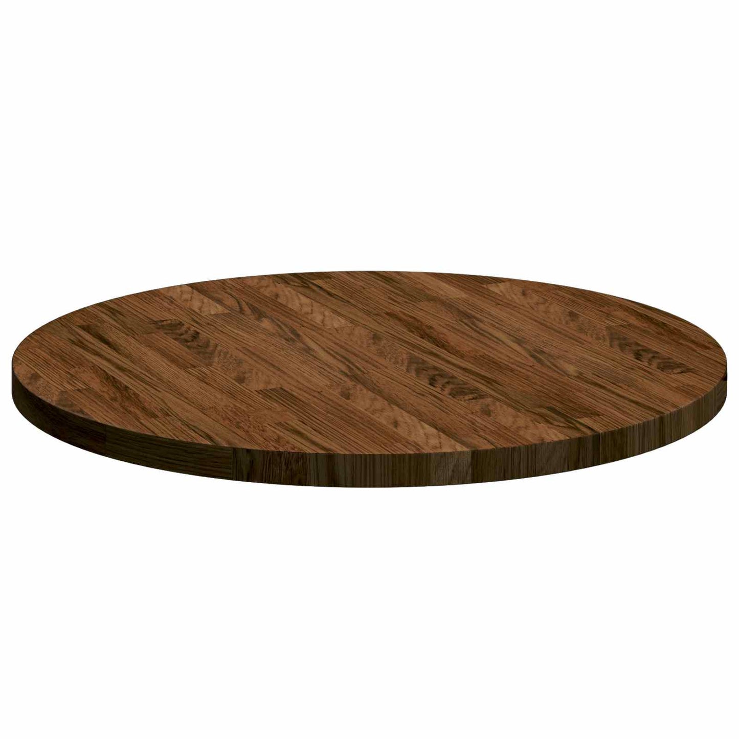 Tafelblad Licht Bruin Ø 60 x 2,5 cm Massief Eikenhout is nu te koop bij PeponiXL, paradijselijk wonen!