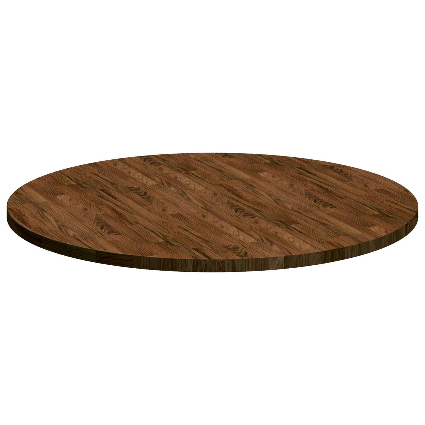 Tafelblad Licht Bruin Ø 90 x 2,5 cm Massief Eikenhout is nu te koop bij PeponiXL, paradijselijk wonen!