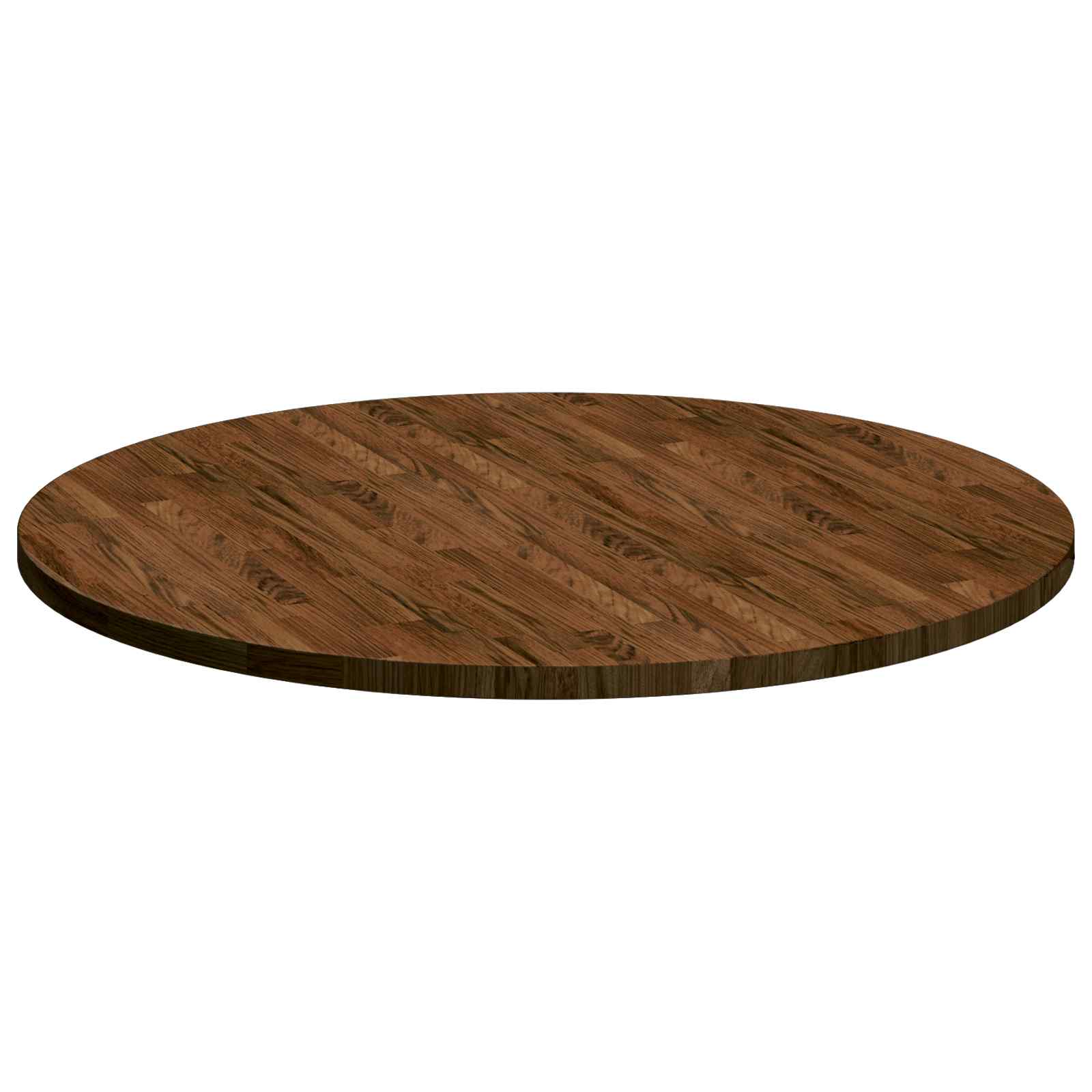 Tafelblad Licht Bruin Ø 90 x 2,5 cm Massief Eikenhout is nu te koop bij PeponiXL, paradijselijk wonen!
