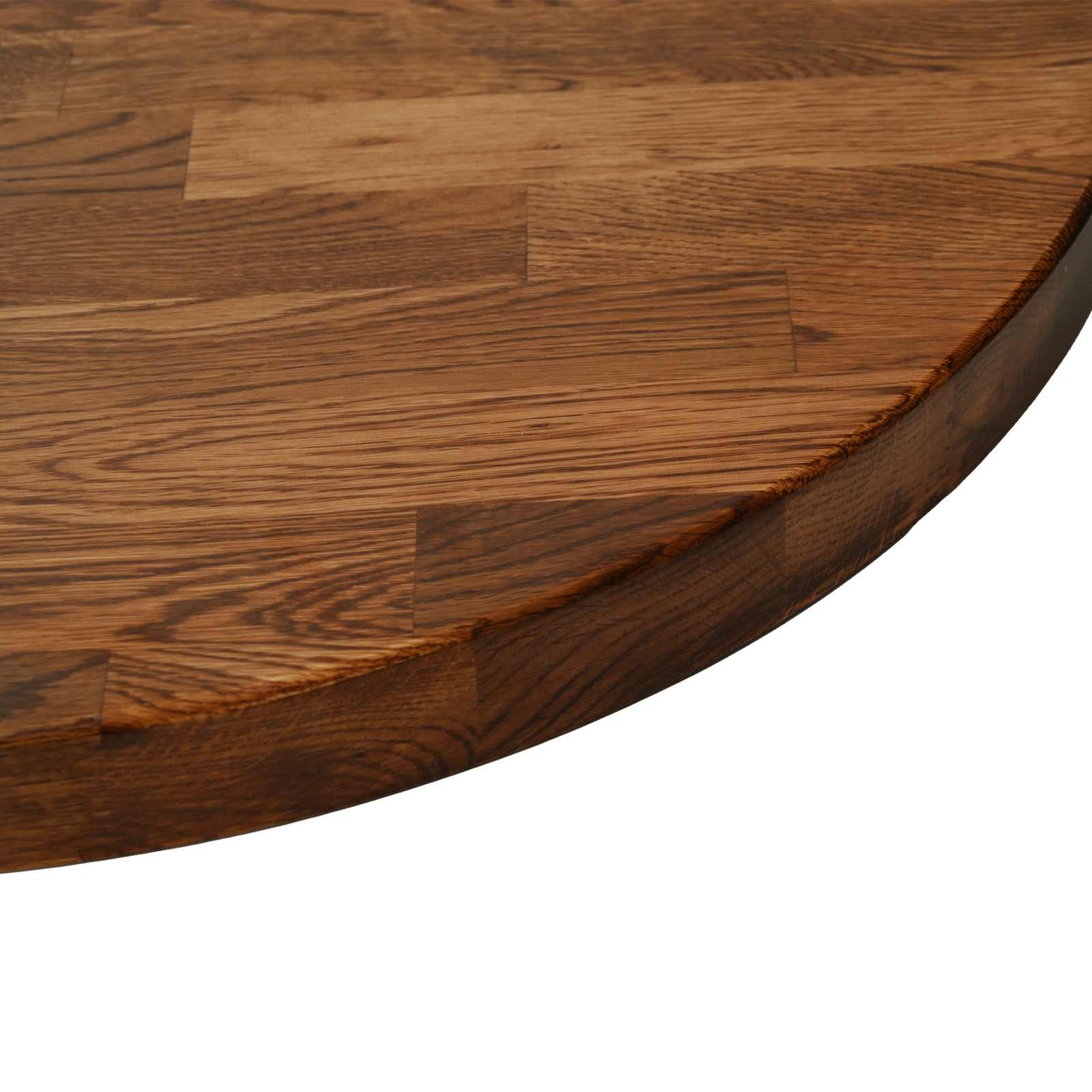 Tafelblad Licht Bruin Ø 30 x 4 cm Massief Eikenhout is nu te koop bij PeponiXL, paradijselijk wonen!