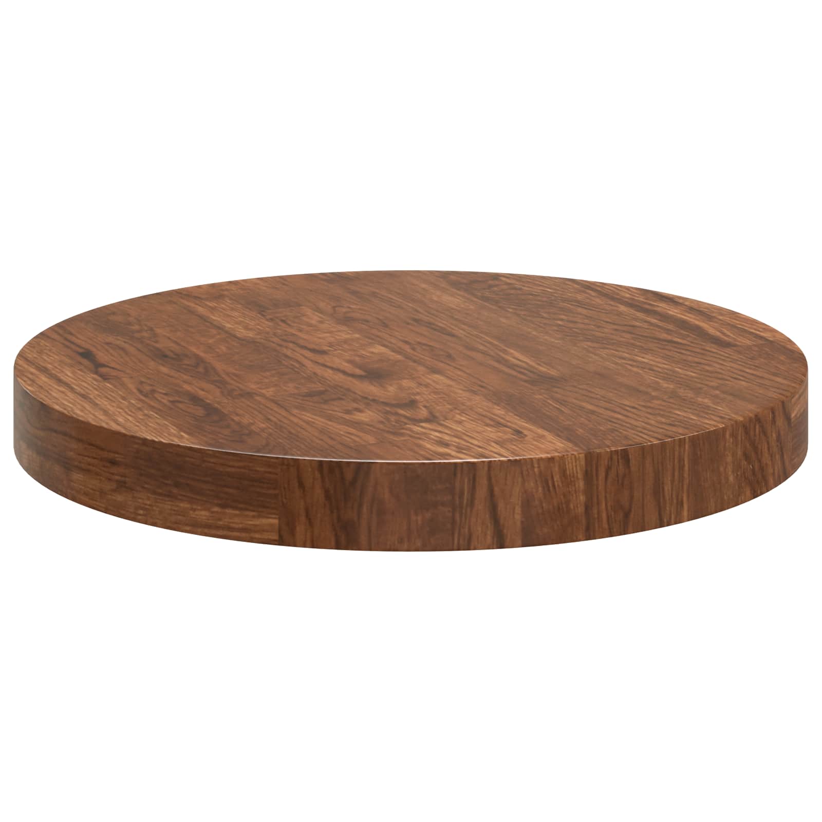 Tafelblad Licht Bruin Ø 40 x 4 cm Massief Eikenhout is nu te koop bij PeponiXL, paradijselijk wonen!