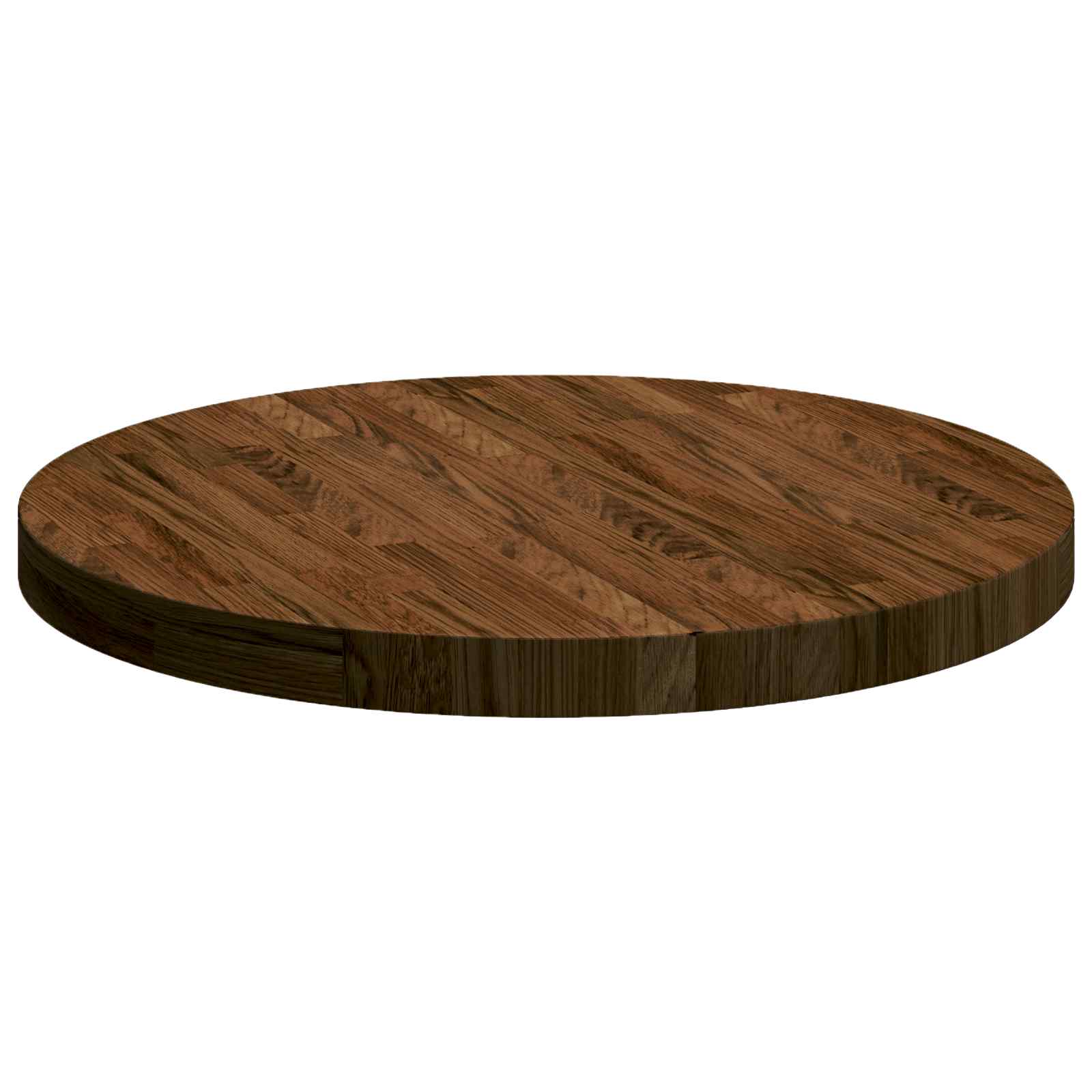 Tafelblad Licht Bruin Ø 60 x 4 cm Massief Eikenhout is nu te koop bij PeponiXL, paradijselijk wonen!
