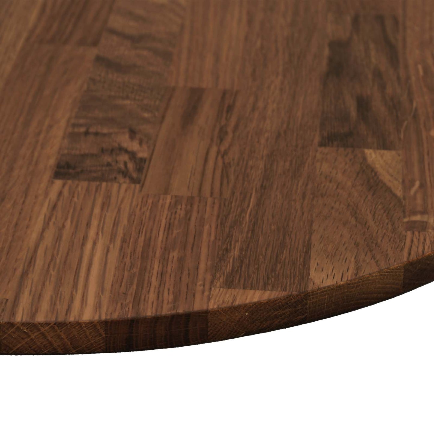 Tafelblad Licht Bruin Ø 70 x 4 cm Massief Eikenhout is nu te koop bij PeponiXL, paradijselijk wonen!