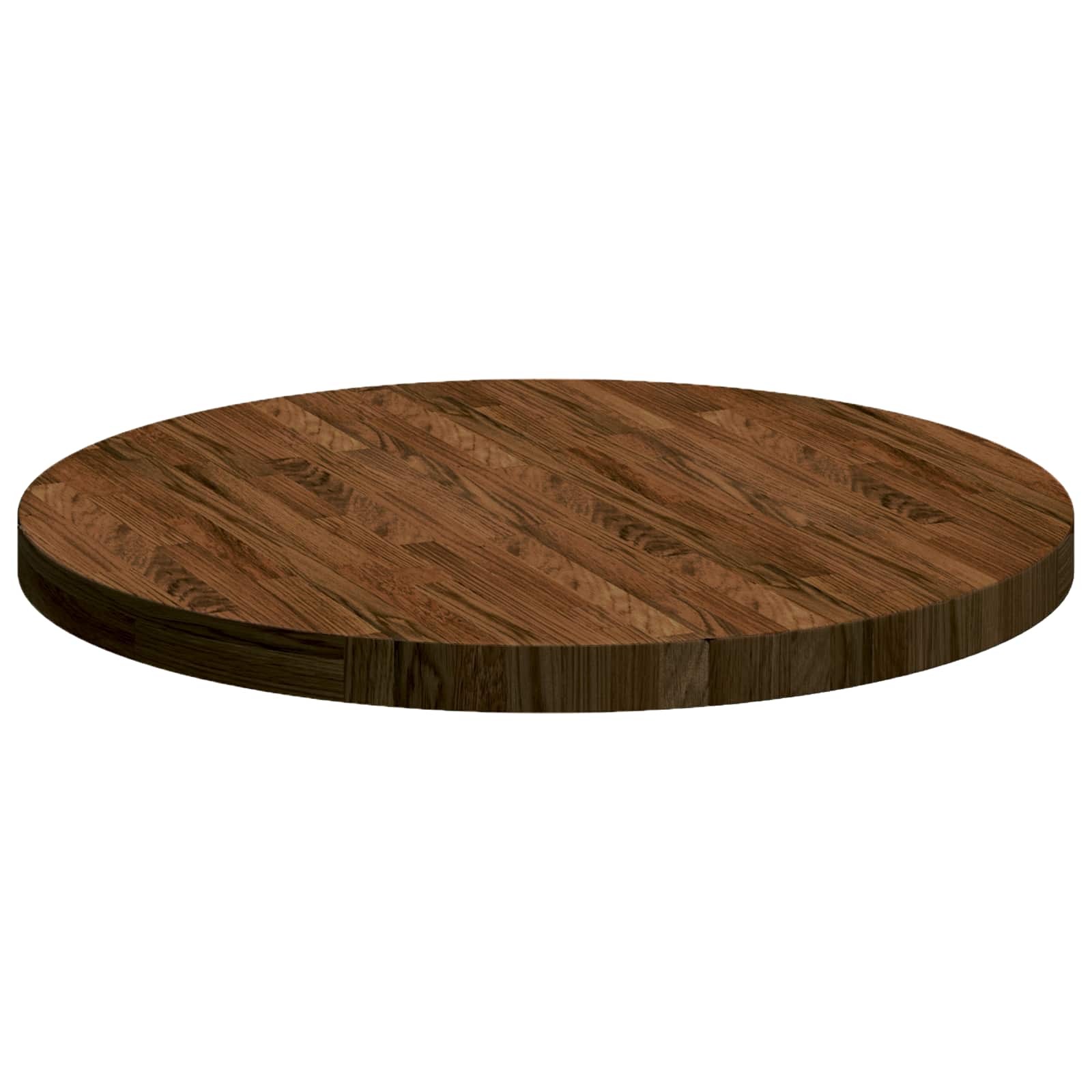 Tafelblad Licht Bruin Ø 70 x 4 cm Massief Eikenhout is nu te koop bij PeponiXL, paradijselijk wonen!