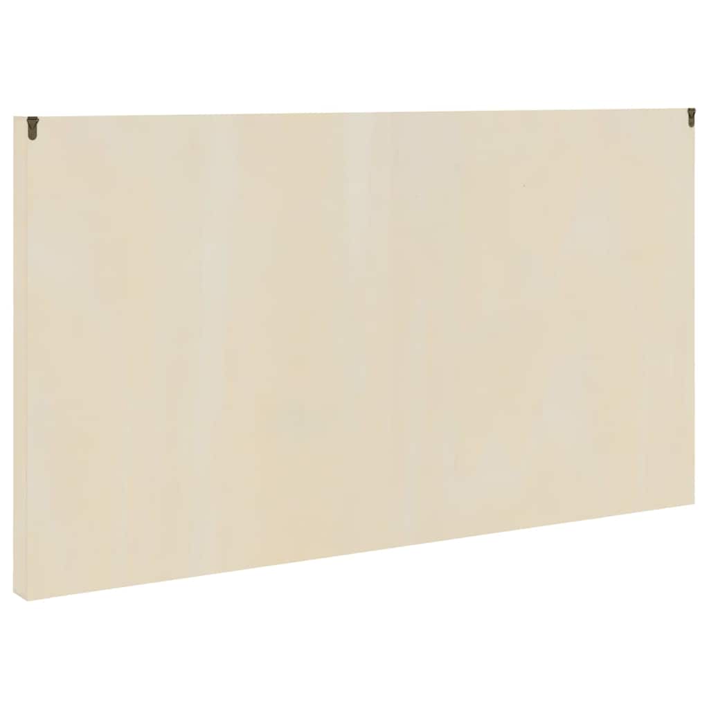 Muurdisplaykast met plank Beige 98 x 4,5 x 55 cm Bewerkt hout is nu te koop bij PeponiXL, paradijselijk wonen!