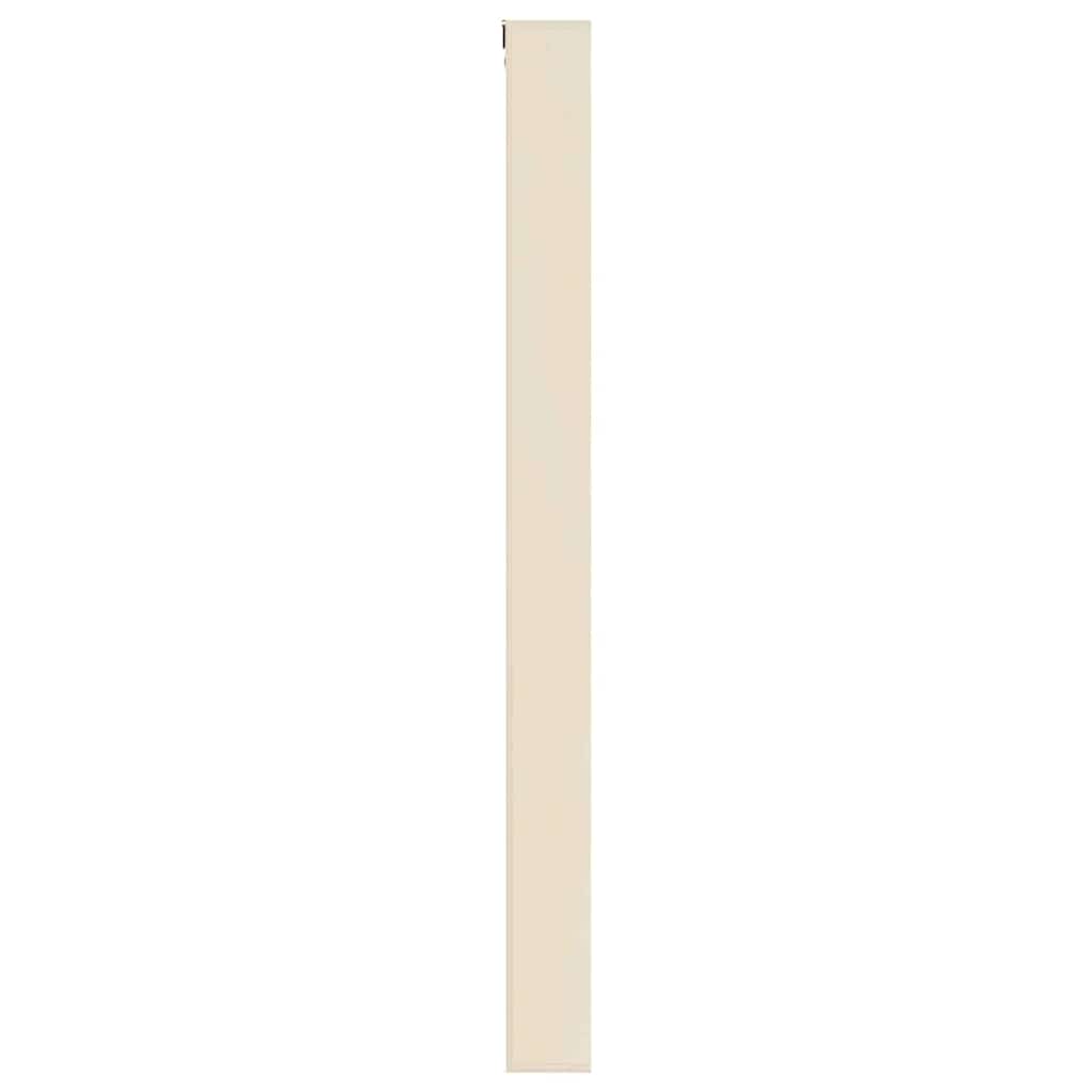 Muurdisplaykast met plank Beige 98 x 4,5 x 55 cm Bewerkt hout is nu te koop bij PeponiXL, paradijselijk wonen!