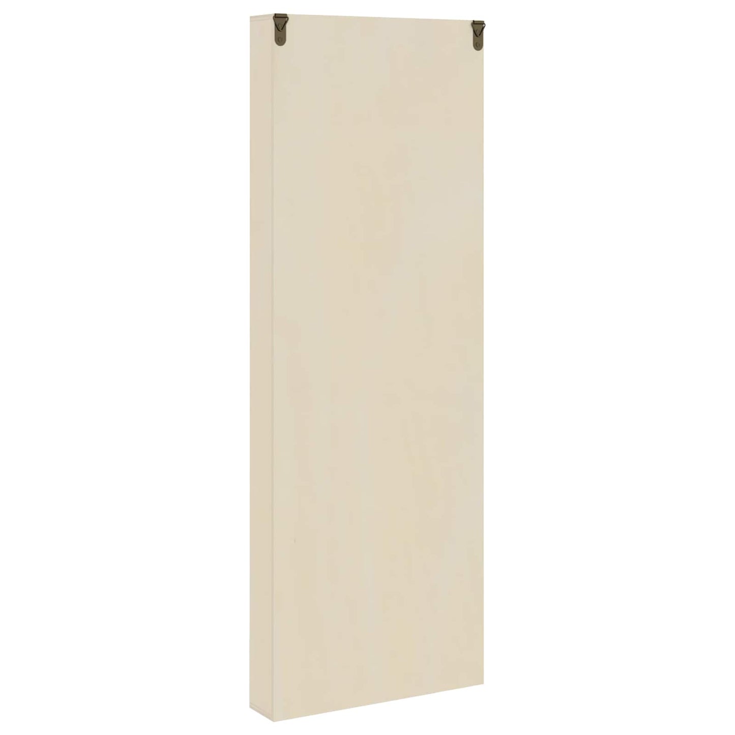 Muurdisplaykast met plank Beige 21 x 4,5 x 59 cm Bewerkt hout is nu te koop bij PeponiXL, paradijselijk wonen!