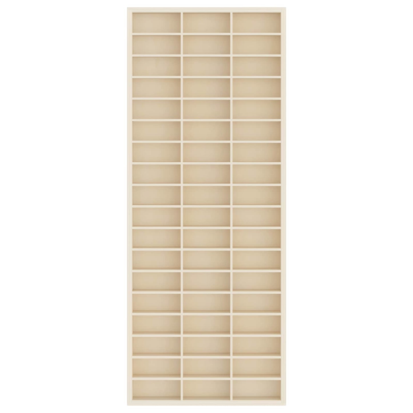 Muurdisplaykast met plank Beige 30 x 4,5 x 75 cm Bewerkt hout is nu te koop bij PeponiXL, paradijselijk wonen!