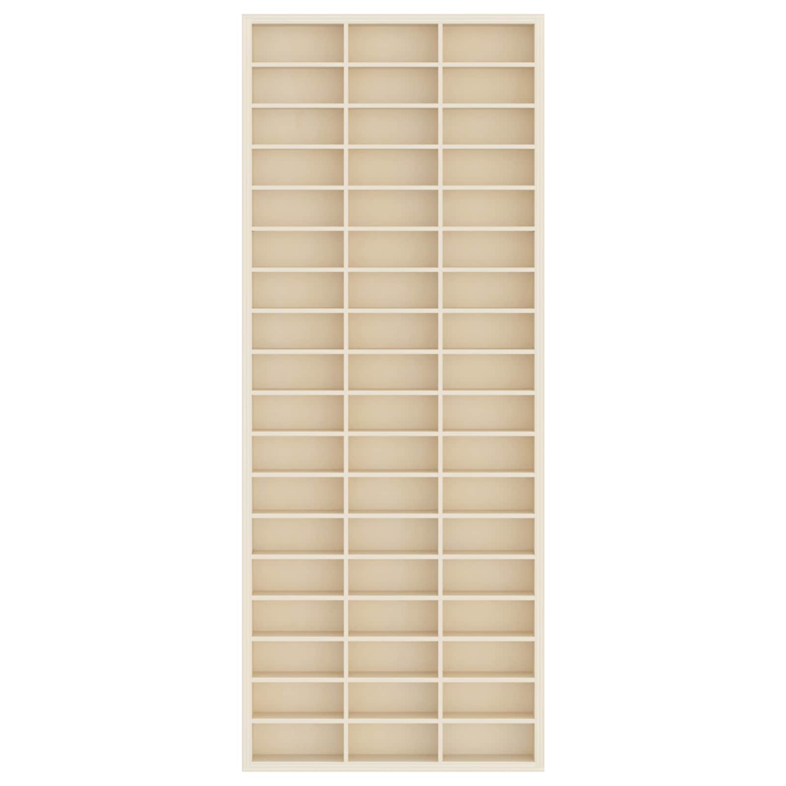 Muurdisplaykast met plank Beige 30 x 4,5 x 75 cm Bewerkt hout is nu te koop bij PeponiXL, paradijselijk wonen!
