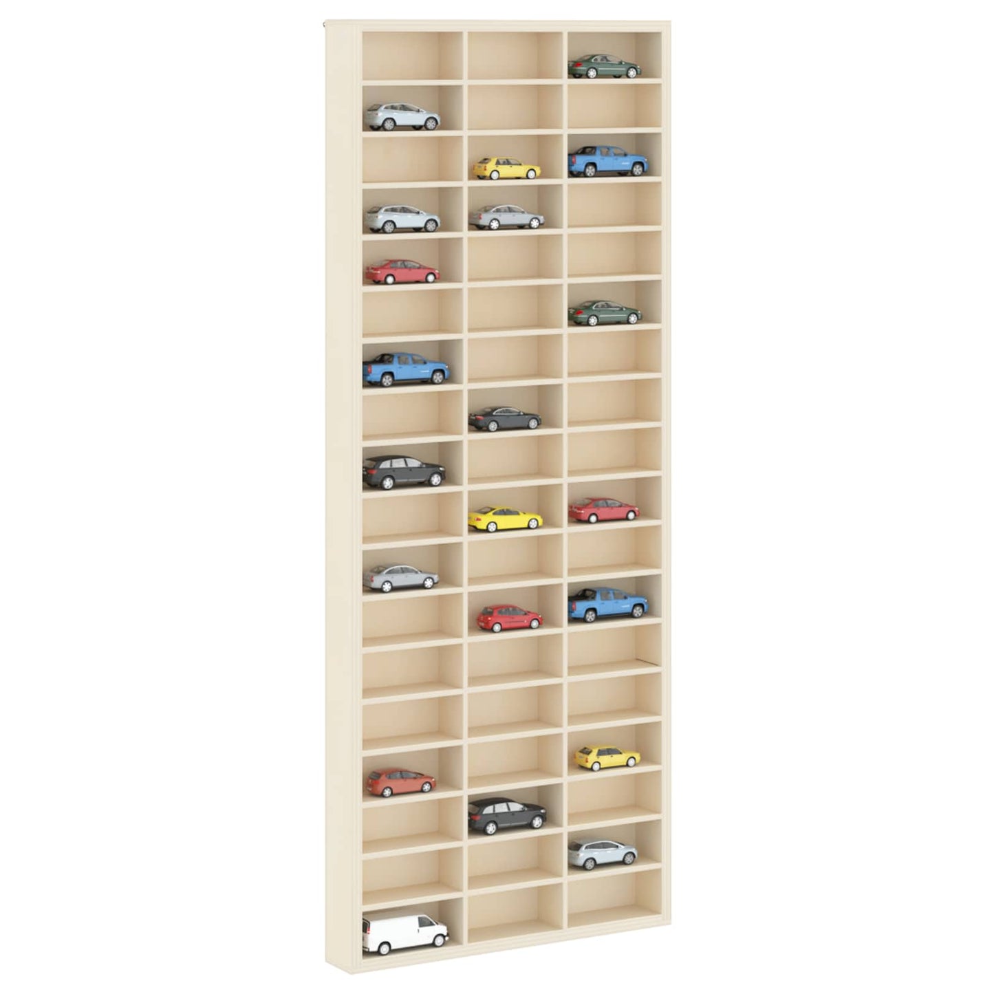 Muurdisplaykast met plank Beige 30 x 4,5 x 75 cm Bewerkt hout is nu te koop bij PeponiXL, paradijselijk wonen!