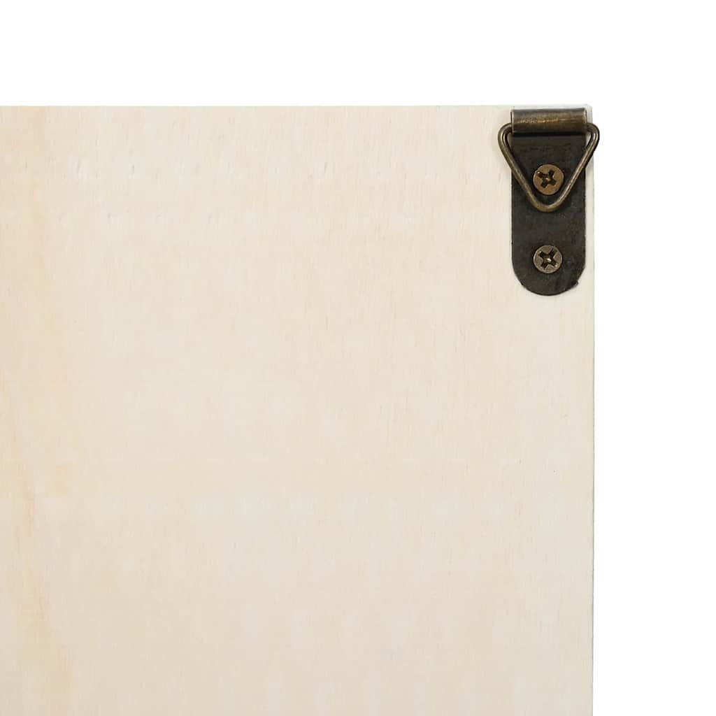 Muurdisplaykast met plank Beige 60 x 8,5 x 54 cm Multiplex