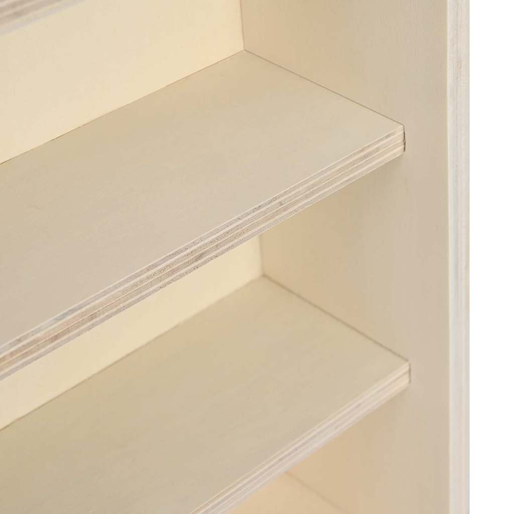 Muurdisplaykast met plank Beige 100 x 8,5 x 54 cm Multiplex
