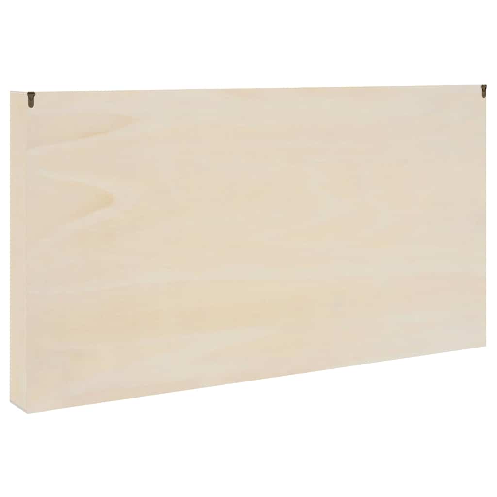 Muurdisplaykast met plank Beige 100 x 8,5 x 54 cm Multiplex