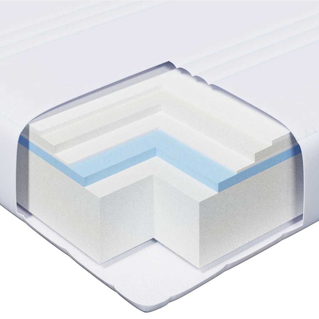 Schuimmatras Wit 80 x 200 cm Schuim is nu te koop bij PeponiXL, paradijselijk wonen!