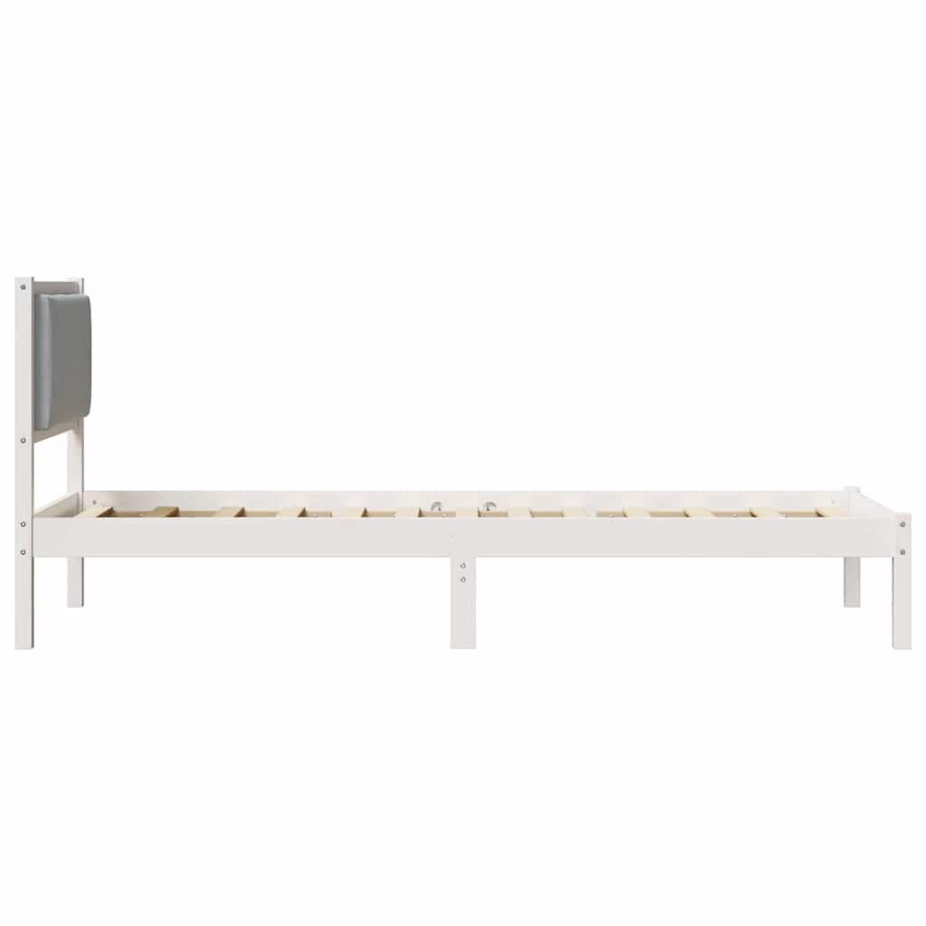 Bedframe Lichtgrijs 80 x 200 cm Massief grenenhout is nu te koop bij PeponiXL, paradijselijk wonen!