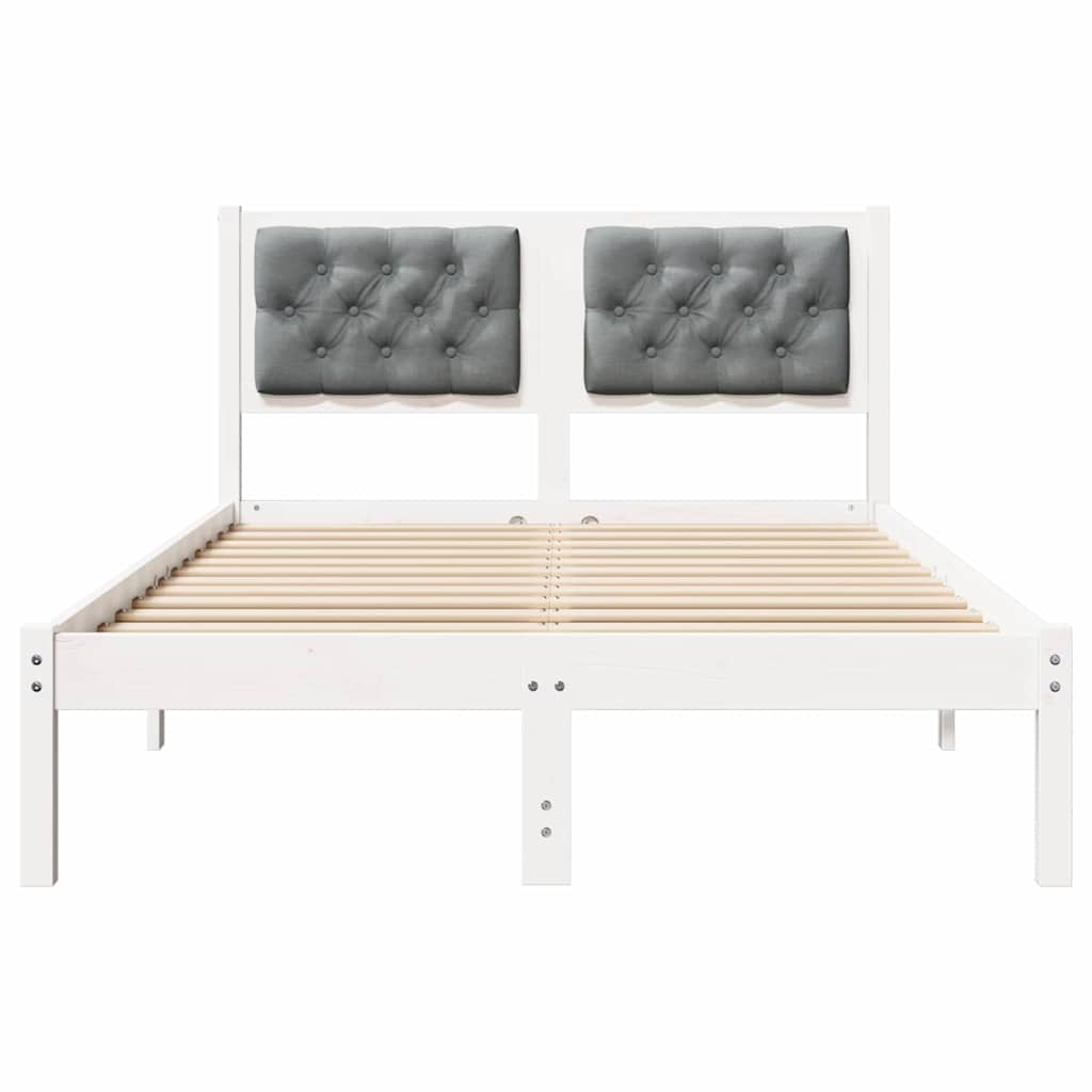 Bedframe Lichtgrijs 120 x 190 cm Massief grenenhout is nu te koop bij PeponiXL, paradijselijk wonen!