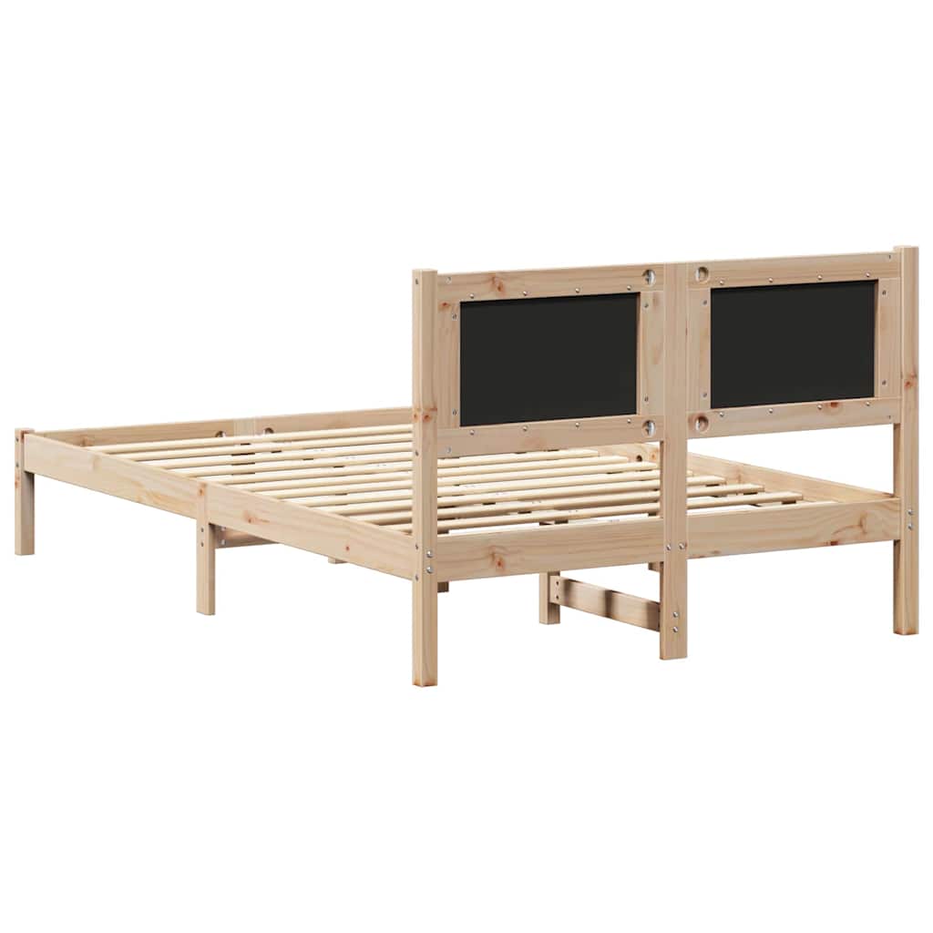 Bedframe met Gevoerd Hoofdgedeelte Zwart 120 x 200 cm is nu te koop bij PeponiXL, paradijselijk wonen!